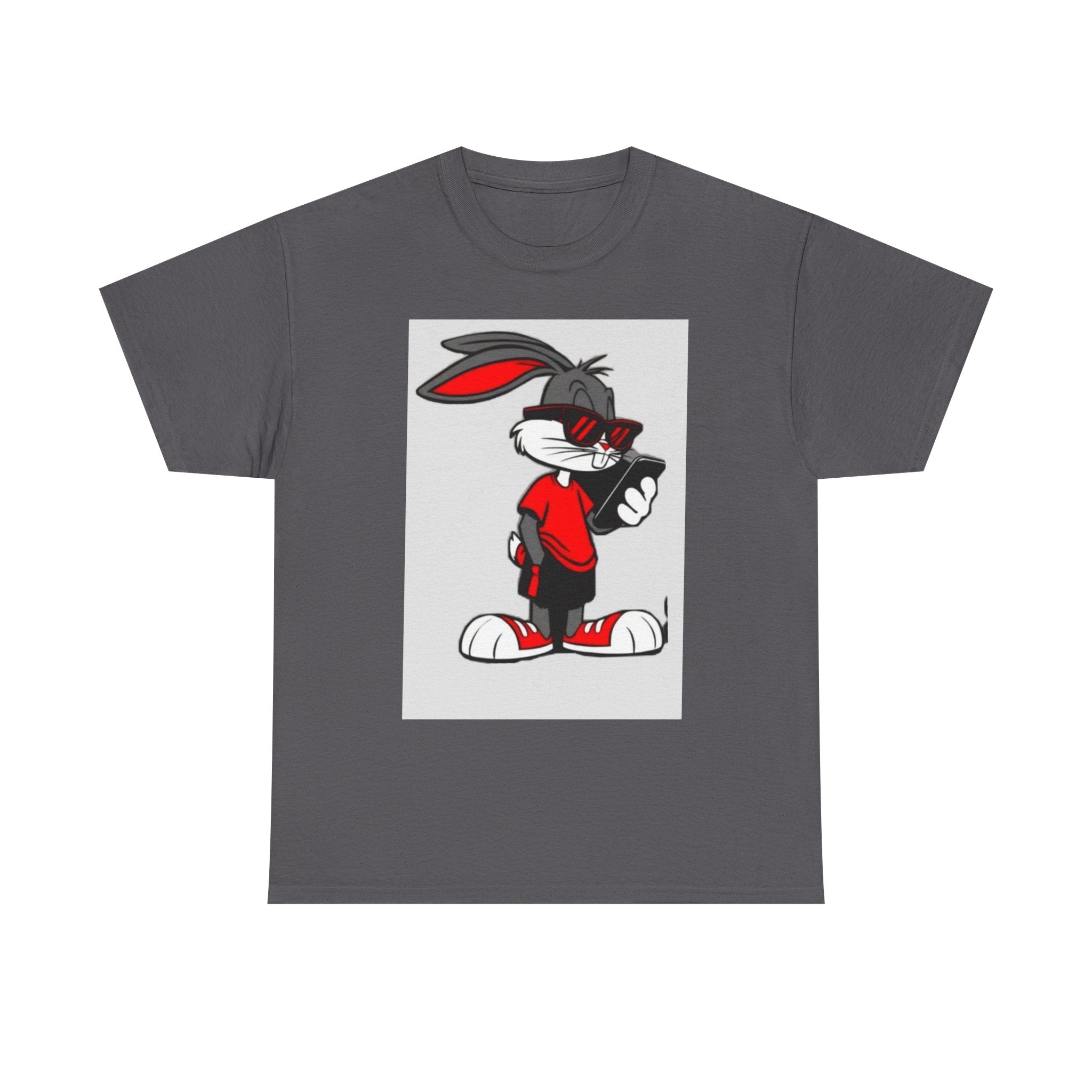 Trendy Rabbit Graphic Tee - Unisex Heavy Cotton