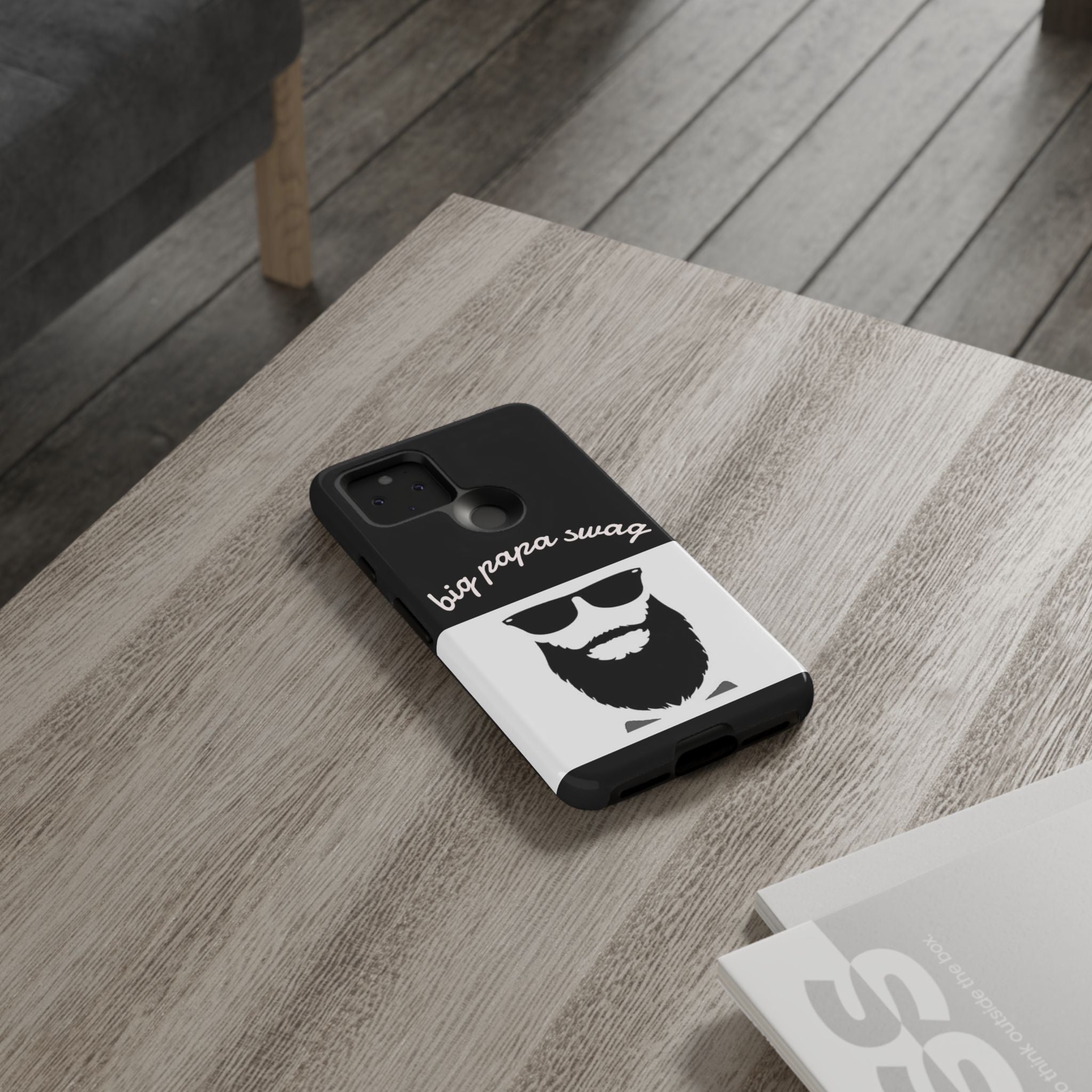 Stylish Phone Case for Dads, Big Papa Swag Design, Gift for Father's Day, Birthday Present, Cool Accessory, Trendy Mobile Cover
