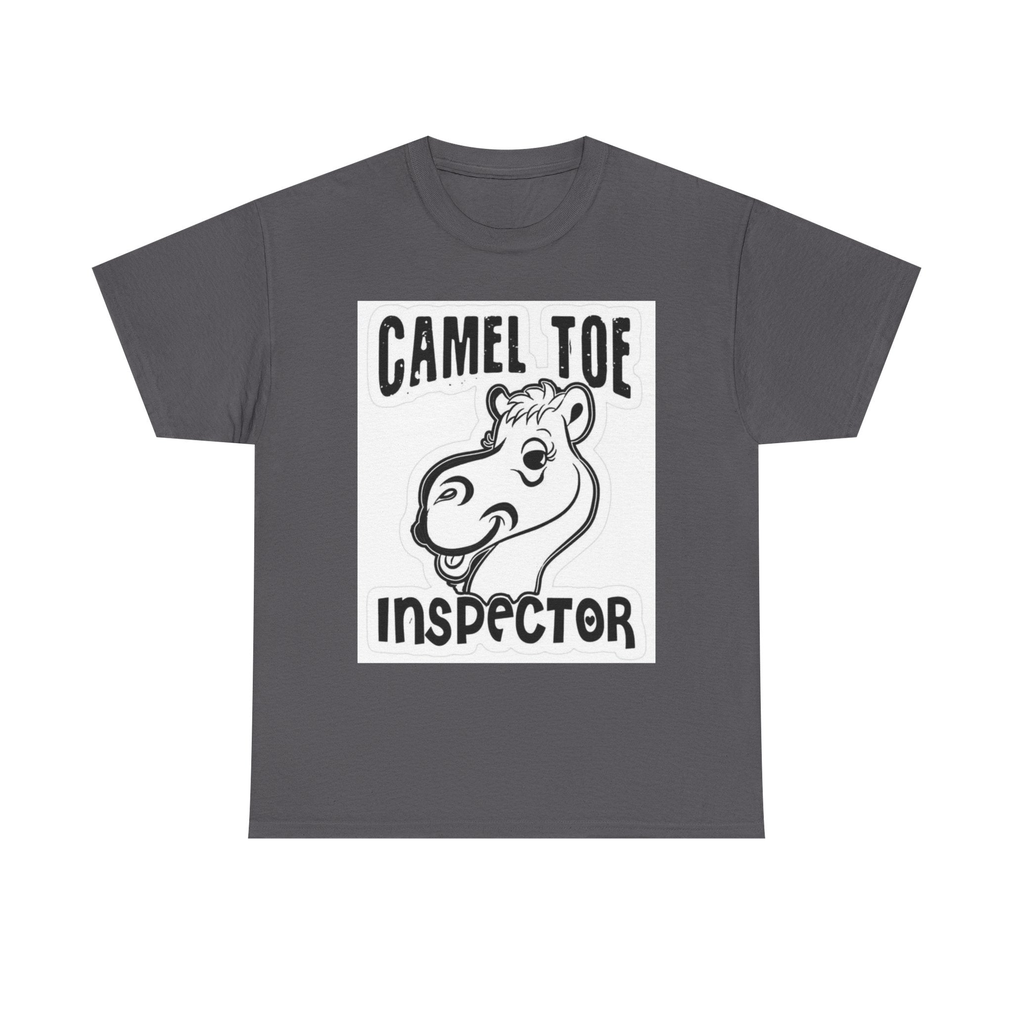 Funny Camel Toe Inspector Tee, Humorous T-Shirt for Parties, Gifts for Friends, Casual Wear, Novelty Gift Idea