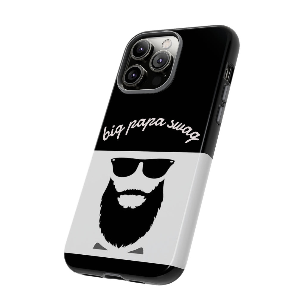 Stylish Phone Case for Dads, Big Papa Swag Design, Gift for Father's Day, Birthday Present, Cool Accessory, Trendy Mobile Cover