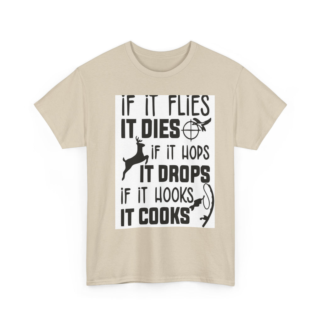 Hunting Quotes Tee, Funny Outdoor Shirt, Unisex Cotton T-Shirt, Gift for Hunters, Casual Wear for Nature Lovers