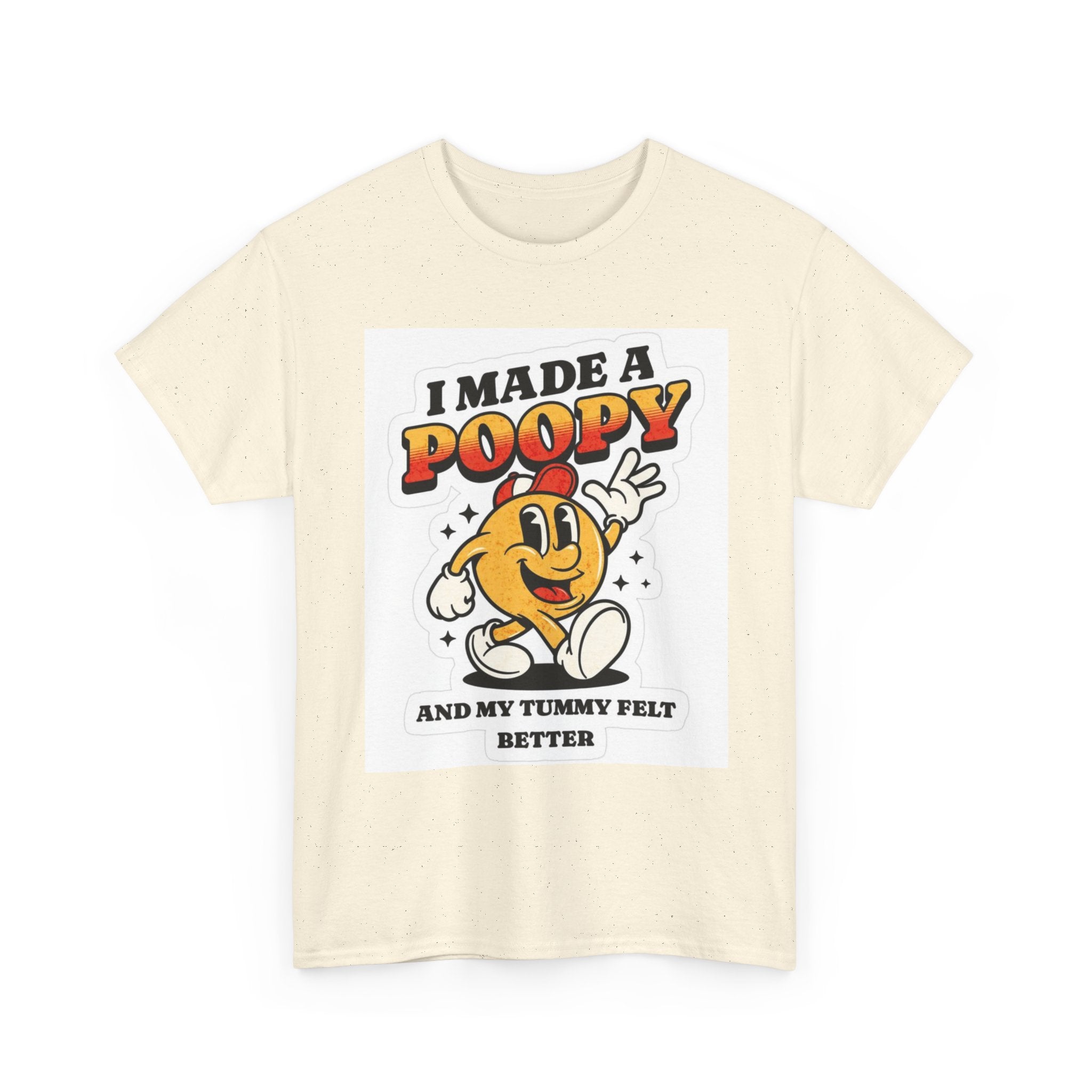 Funny Kids Unisex Cotton Tee - "I Made a Poopy" - Gift for Toddlers, Birthday, Humor, Parenting, Family Fun