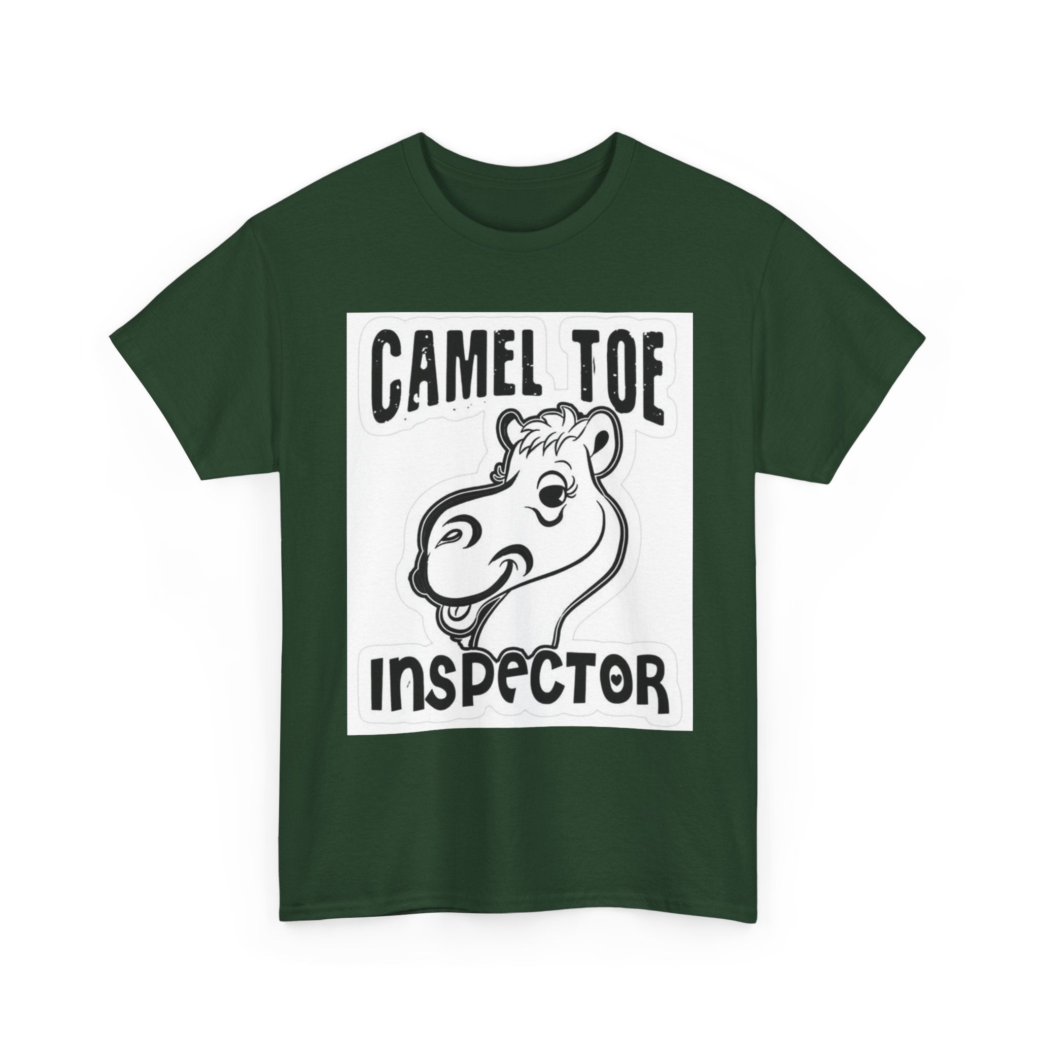 Funny Camel Toe Inspector Tee, Humorous T-Shirt for Parties, Gifts for Friends, Casual Wear, Novelty Gift Idea