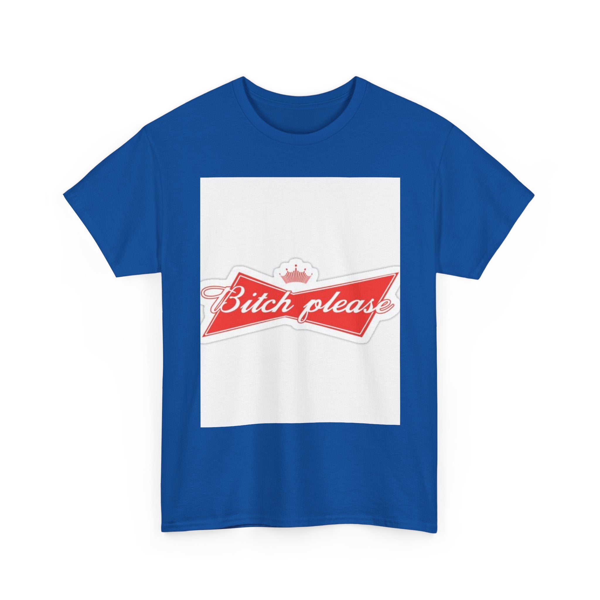 Bitch Please Unisex Heavy Cotton Tee, Funny Graphic Shirt, Casual Wear, Perfect Gift for Friends, Lazy Day Outfit, Humor Tee