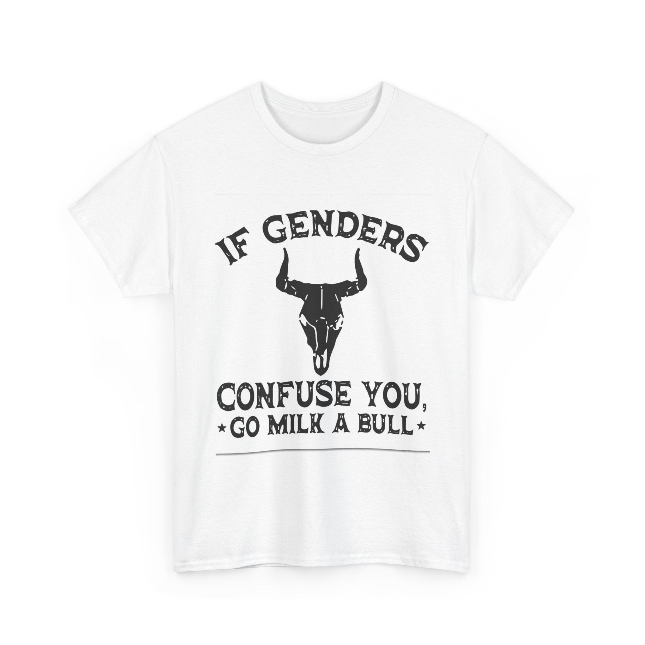 Humorous Unisex Cotton Tee, Funny Gender Confusion Shirt, Gift for Friends, Casual Wear, LGBTQ+ Pride Clothing
