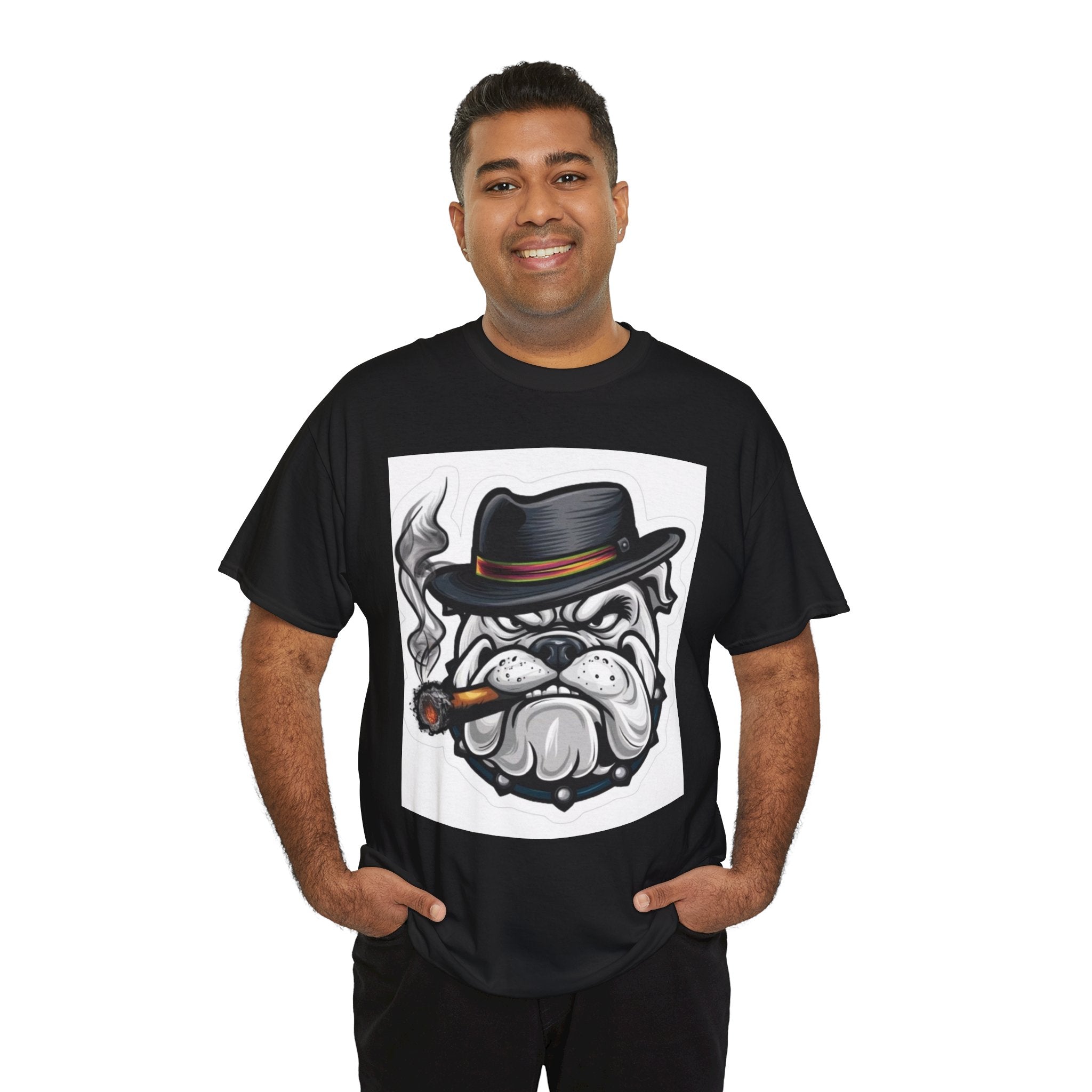 Bulldog Mafia Tee, Cool Dog Unisex T-Shirt, Gift for Dog Lovers, Funny Pet Shirt, Casual Wear for Every Occasion