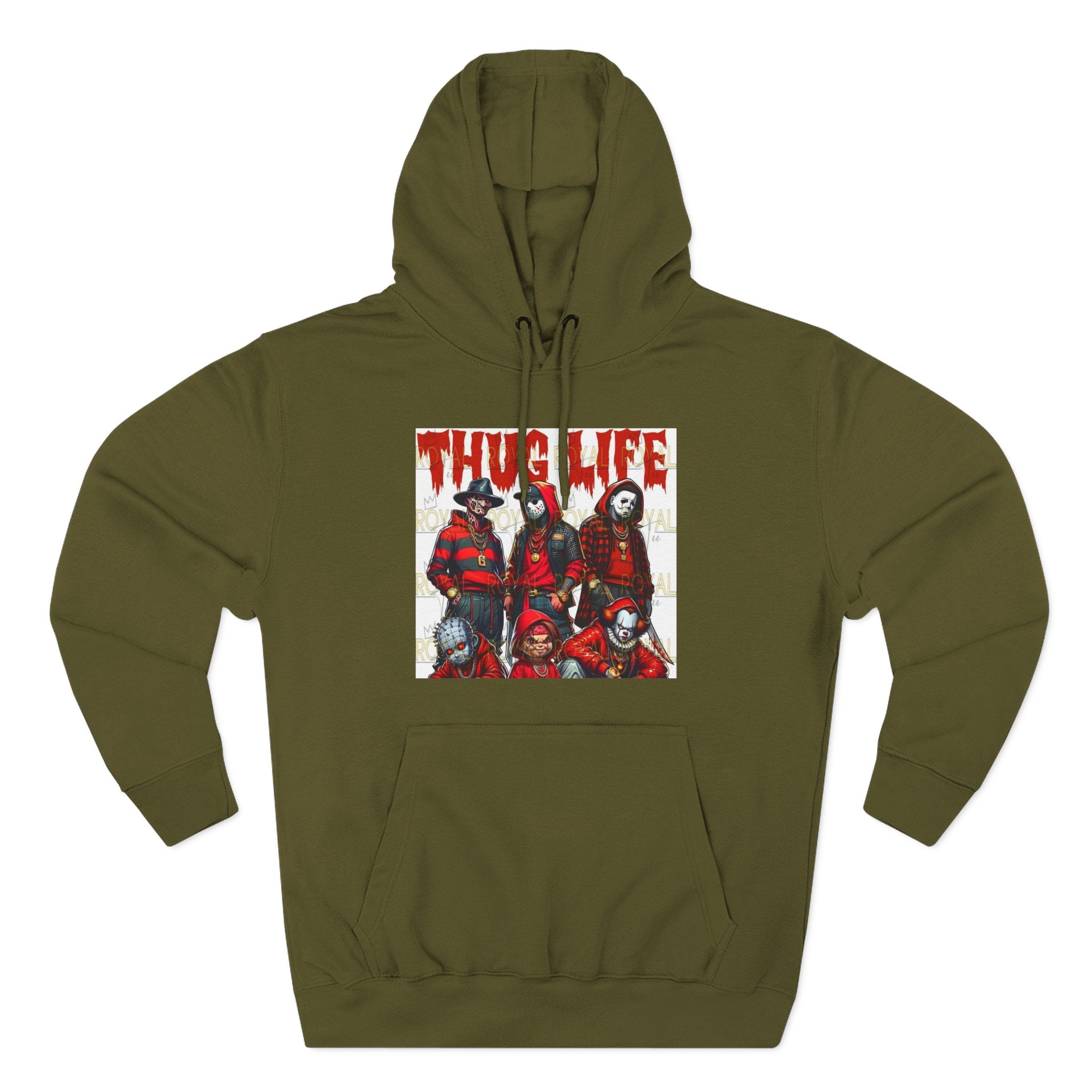 Thug Life Three-Panel Fleece Hoodie, Cozy Sweatshirt for Casual Wear, Gift for Friends, Unisex Hoodie for Everyday Comfort, Hoodie for [...]