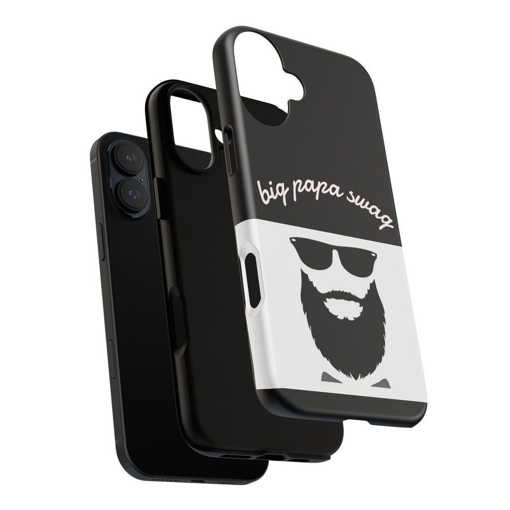 Stylish Phone Case for Dads, Big Papa Swag Design, Gift for Father's Day, Birthday Present, Cool Accessory, Trendy Mobile Cover
