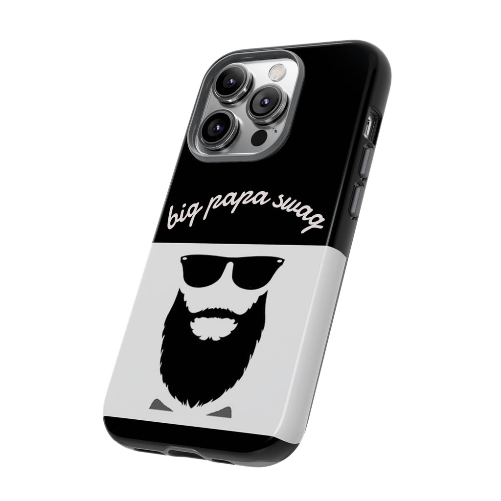 Stylish Phone Case for Dads, Big Papa Swag Design, Gift for Father's Day, Birthday Present, Cool Accessory, Trendy Mobile Cover