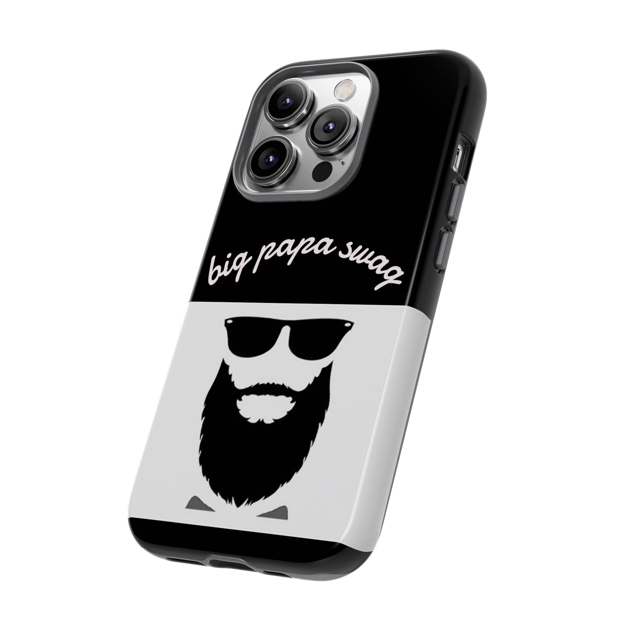 Stylish Phone Case for Dads, Big Papa Swag Design, Gift for Father's Day, Birthday Present, Cool Accessory, Trendy Mobile Cover