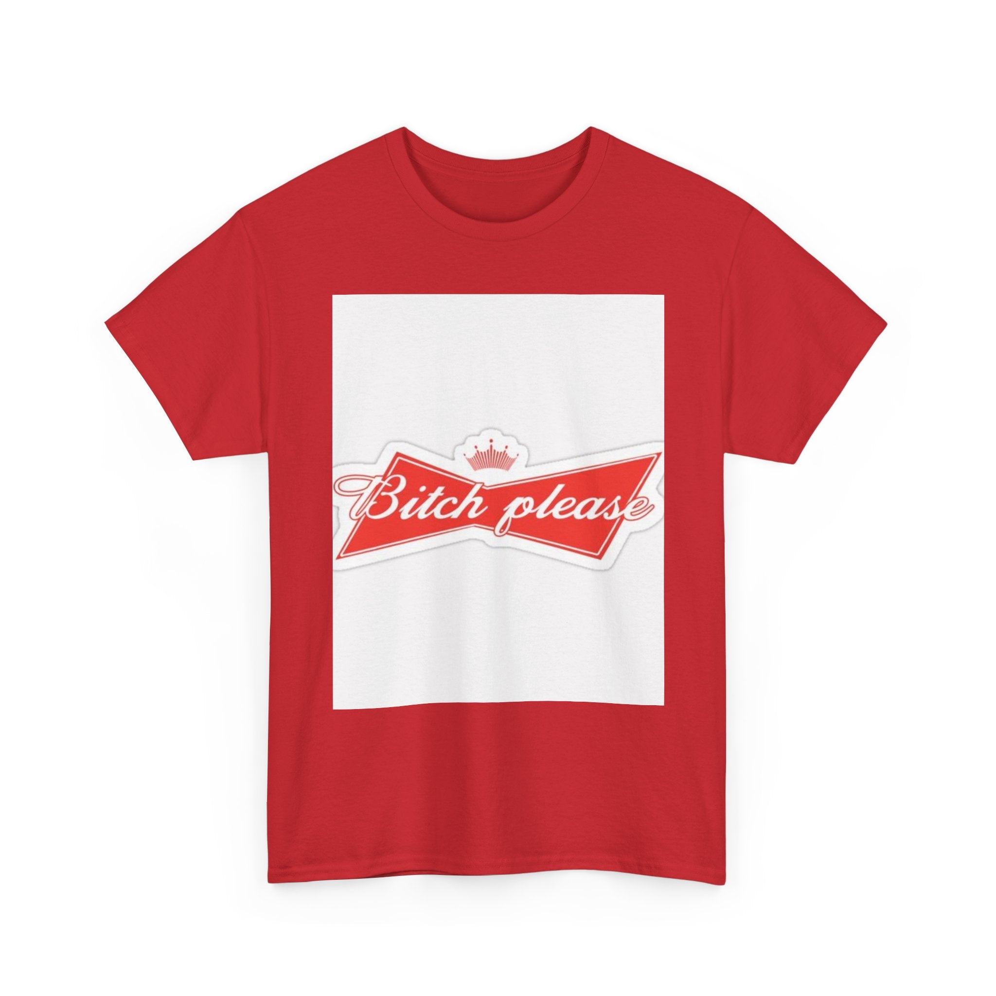 Bitch Please Unisex Heavy Cotton Tee, Funny Graphic Shirt, Casual Wear, Perfect Gift for Friends, Lazy Day Outfit, Humor Tee