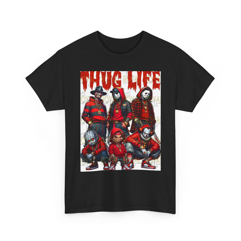 Thug Life Unisex Heavy Cotton Tee, Graphic Tee, Streetwear Style, Casual Wear, Gift for Friends, Trendy Apparel