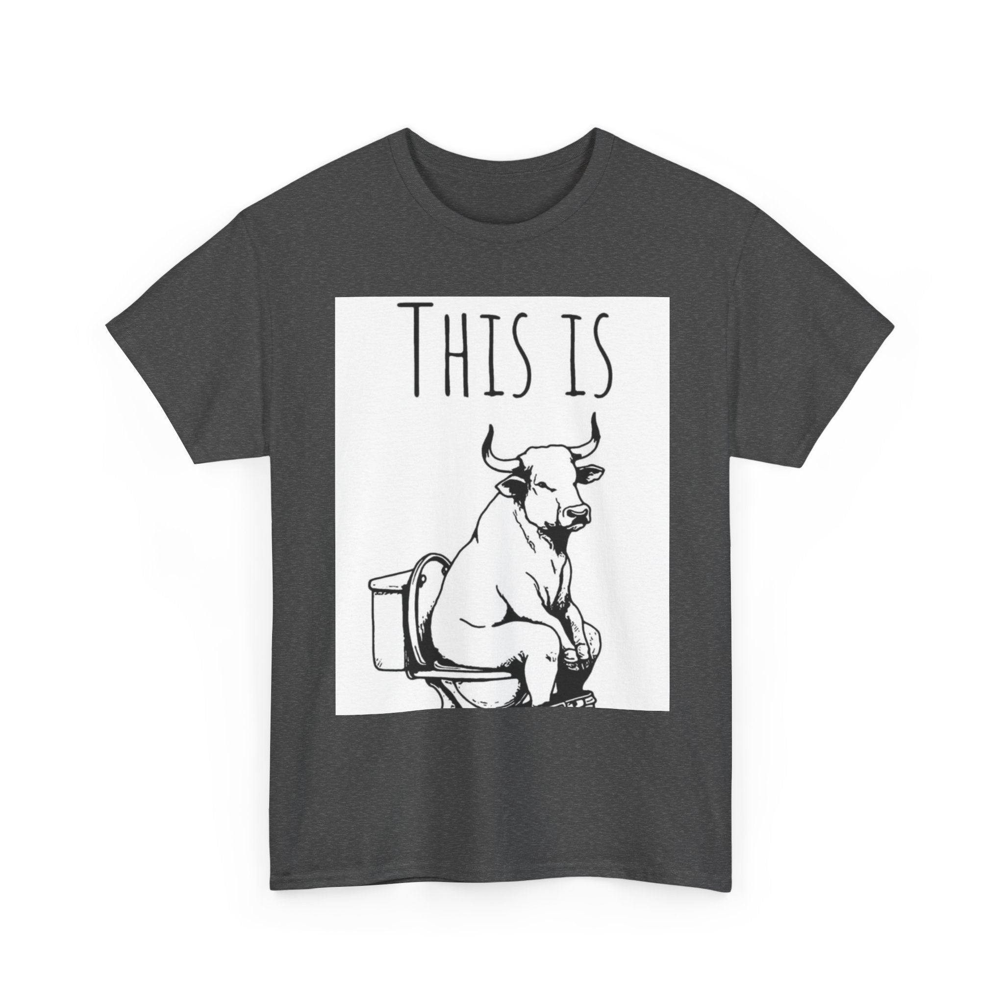 Funny Cow Humor Tee, Unisex Cotton Shirt, Gift for Animal Lovers, Farm Humor Apparel, Casual Tee for All Occasions