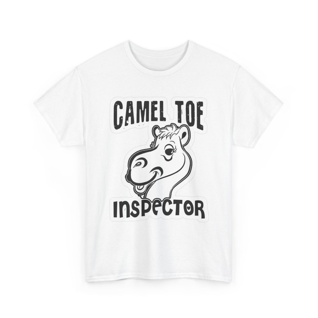 Funny Camel Toe Inspector Tee, Humorous T-Shirt for Parties, Gifts for Friends, Casual Wear, Novelty Gift Idea