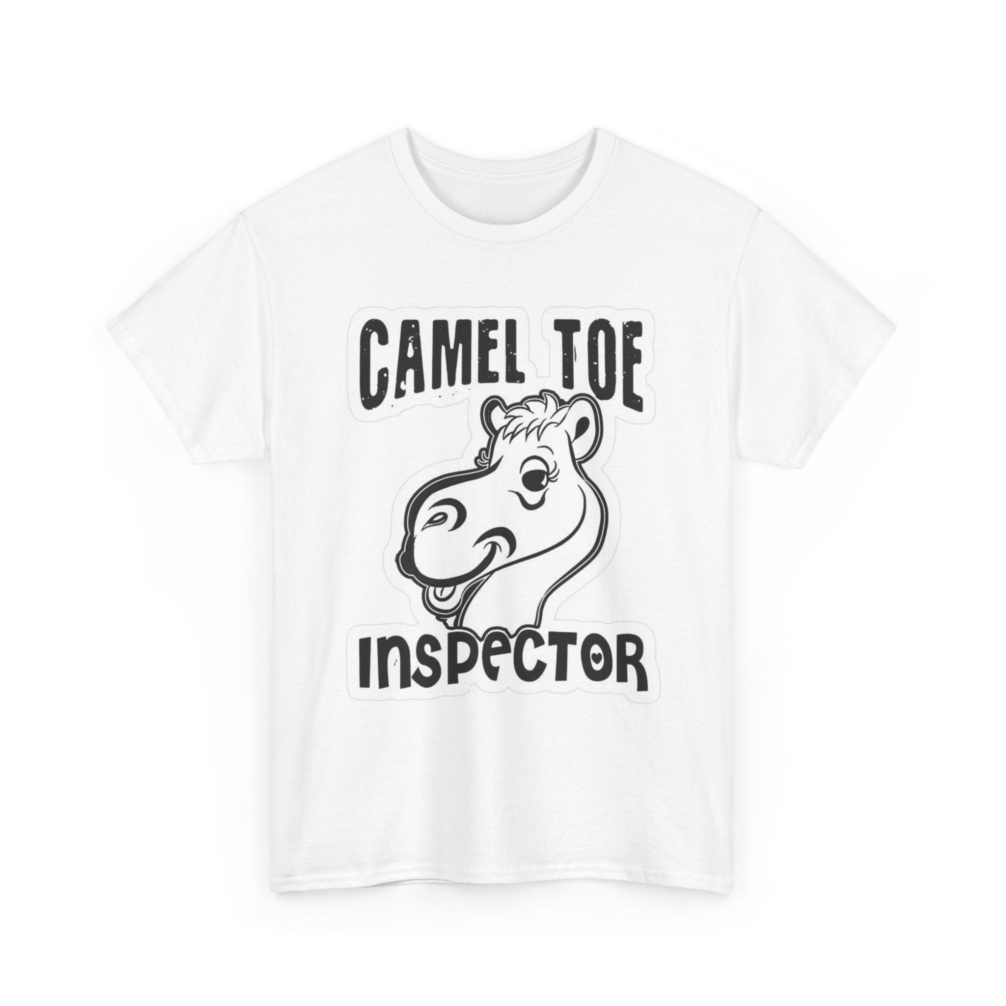 Funny Camel Toe Inspector Tee, Humorous T-Shirt for Parties, Gifts for Friends, Casual Wear, Novelty Gift Idea
