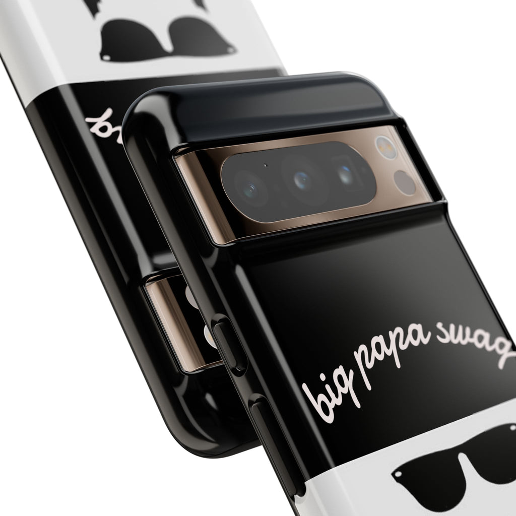 Stylish Phone Case for Dads, Big Papa Swag Design, Gift for Father's Day, Birthday Present, Cool Accessory, Trendy Mobile Cover