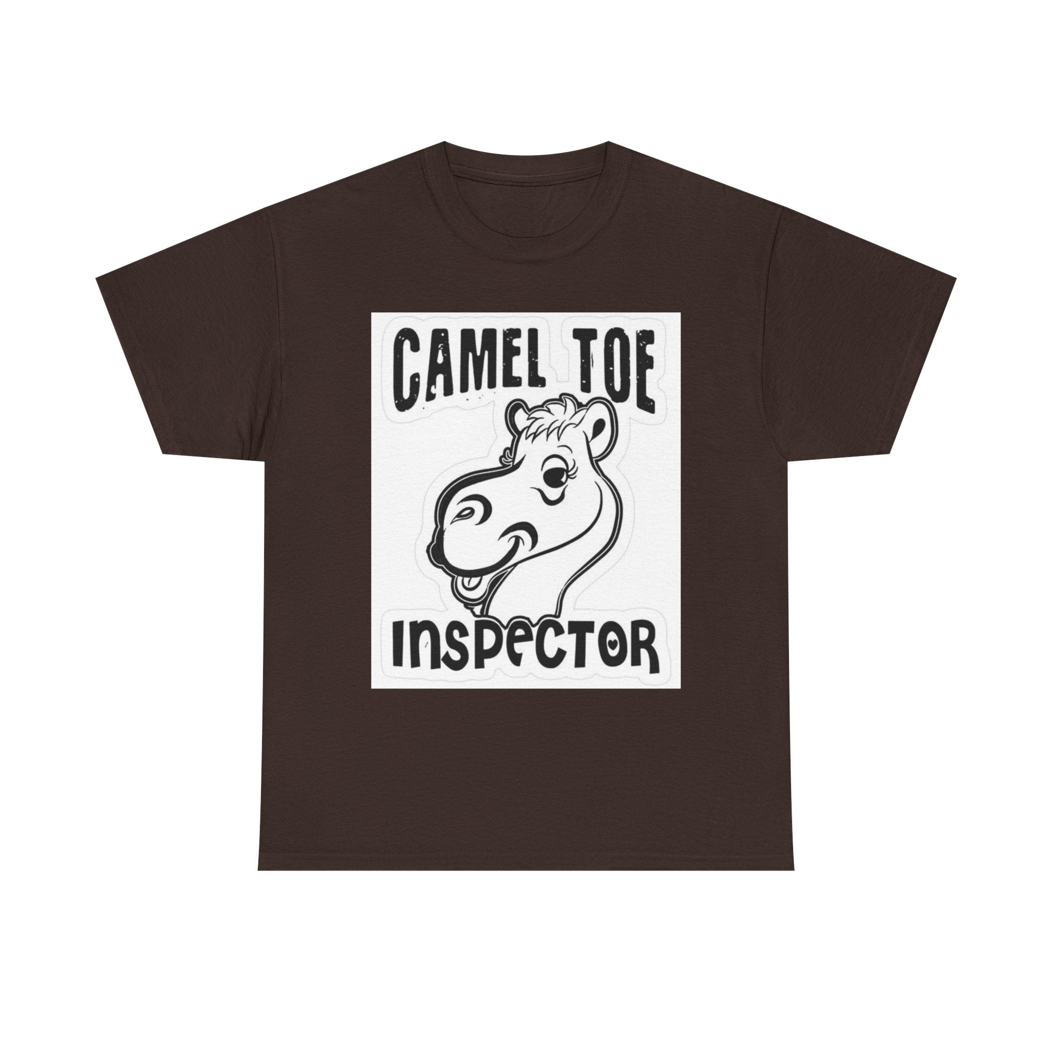 Funny Camel Toe Inspector Tee, Humorous T-Shirt for Parties, Gifts for Friends, Casual Wear, Novelty Gift Idea