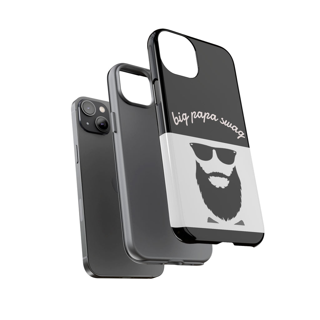 Stylish Phone Case for Dads, Big Papa Swag Design, Gift for Father's Day, Birthday Present, Cool Accessory, Trendy Mobile Cover