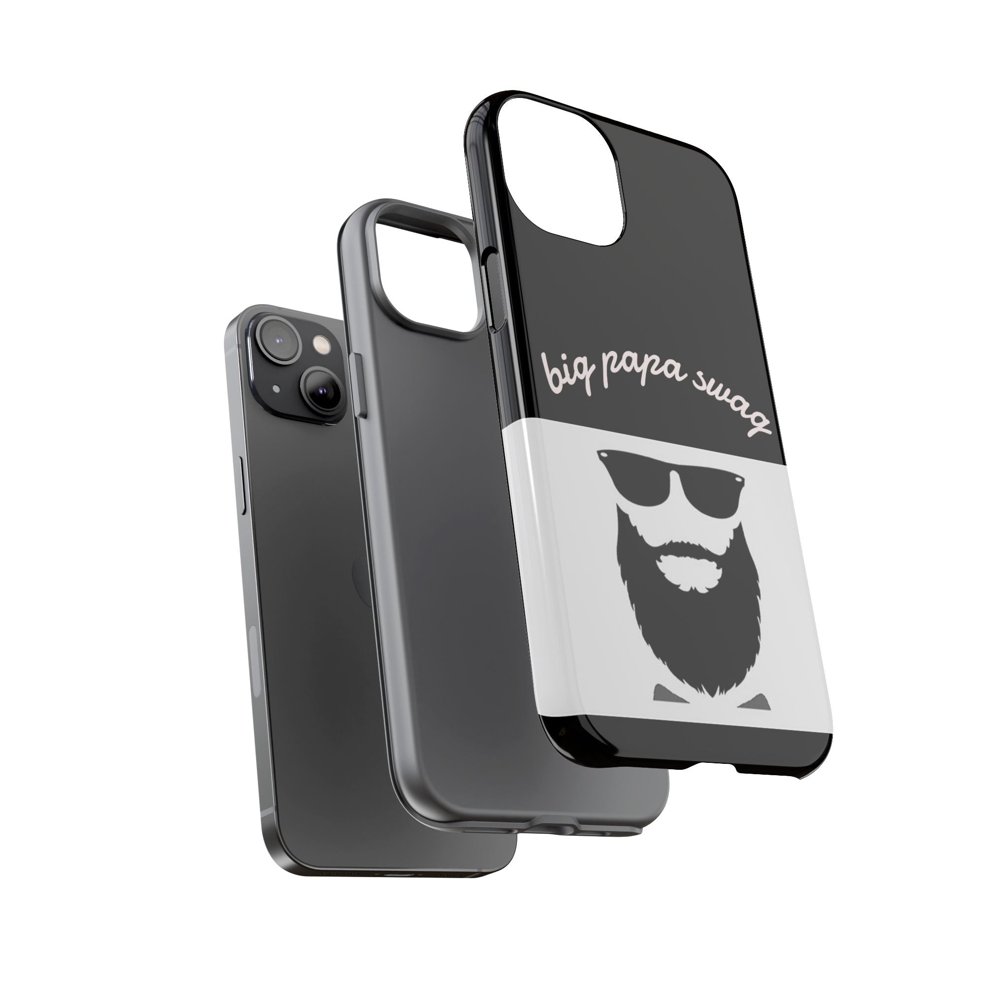 Stylish Phone Case for Dads, Big Papa Swag Design, Gift for Father's Day, Birthday Present, Cool Accessory, Trendy Mobile Cover