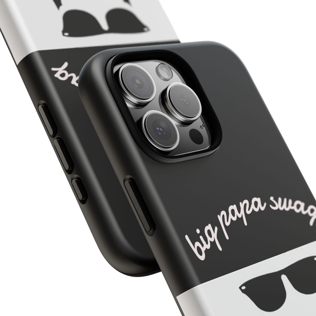 Stylish Phone Case for Dads, Big Papa Swag Design, Gift for Father's Day, Birthday Present, Cool Accessory, Trendy Mobile Cover