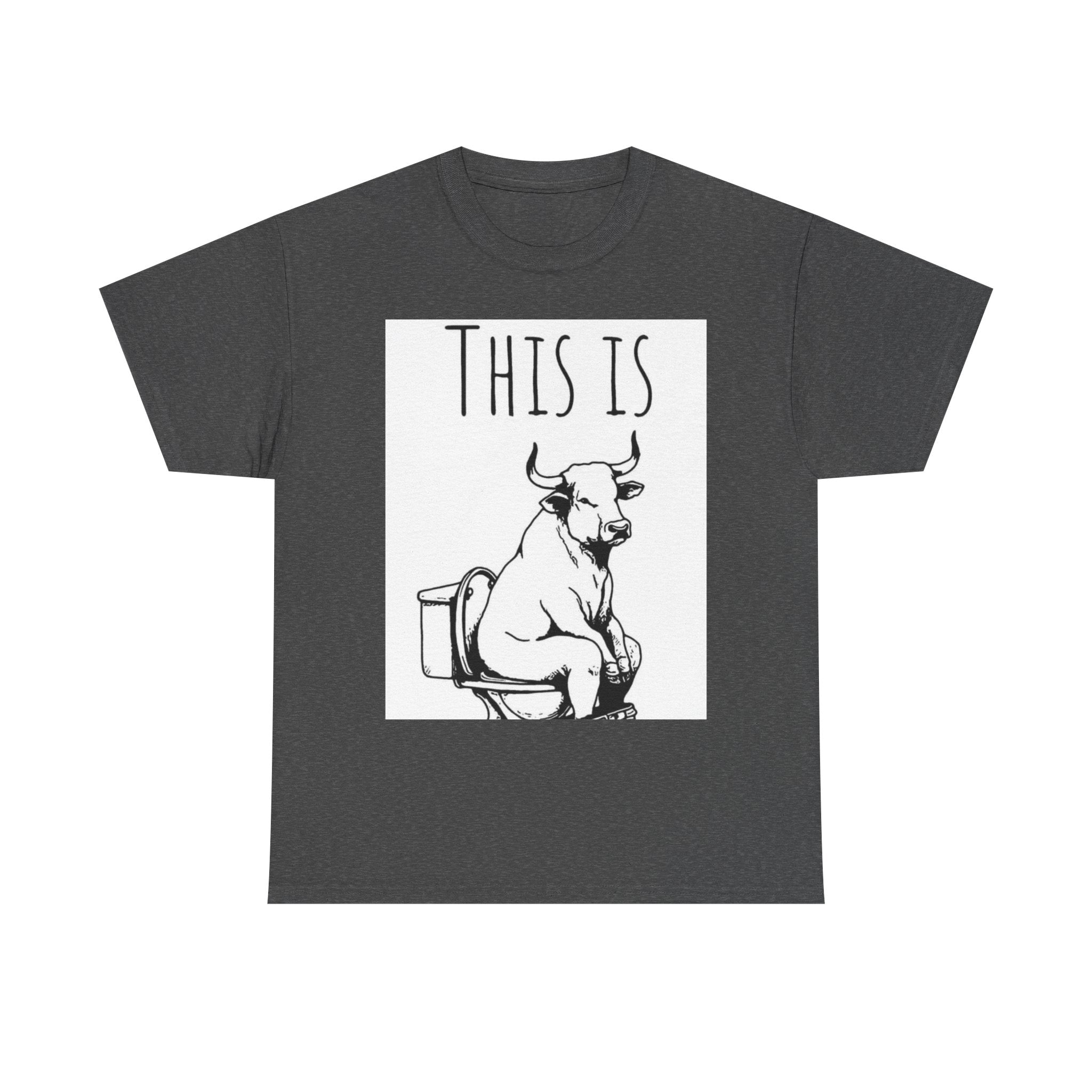 Funny Cow Humor Tee, Unisex Cotton Shirt, Gift for Animal Lovers, Farm Humor Apparel, Casual Tee for All Occasions