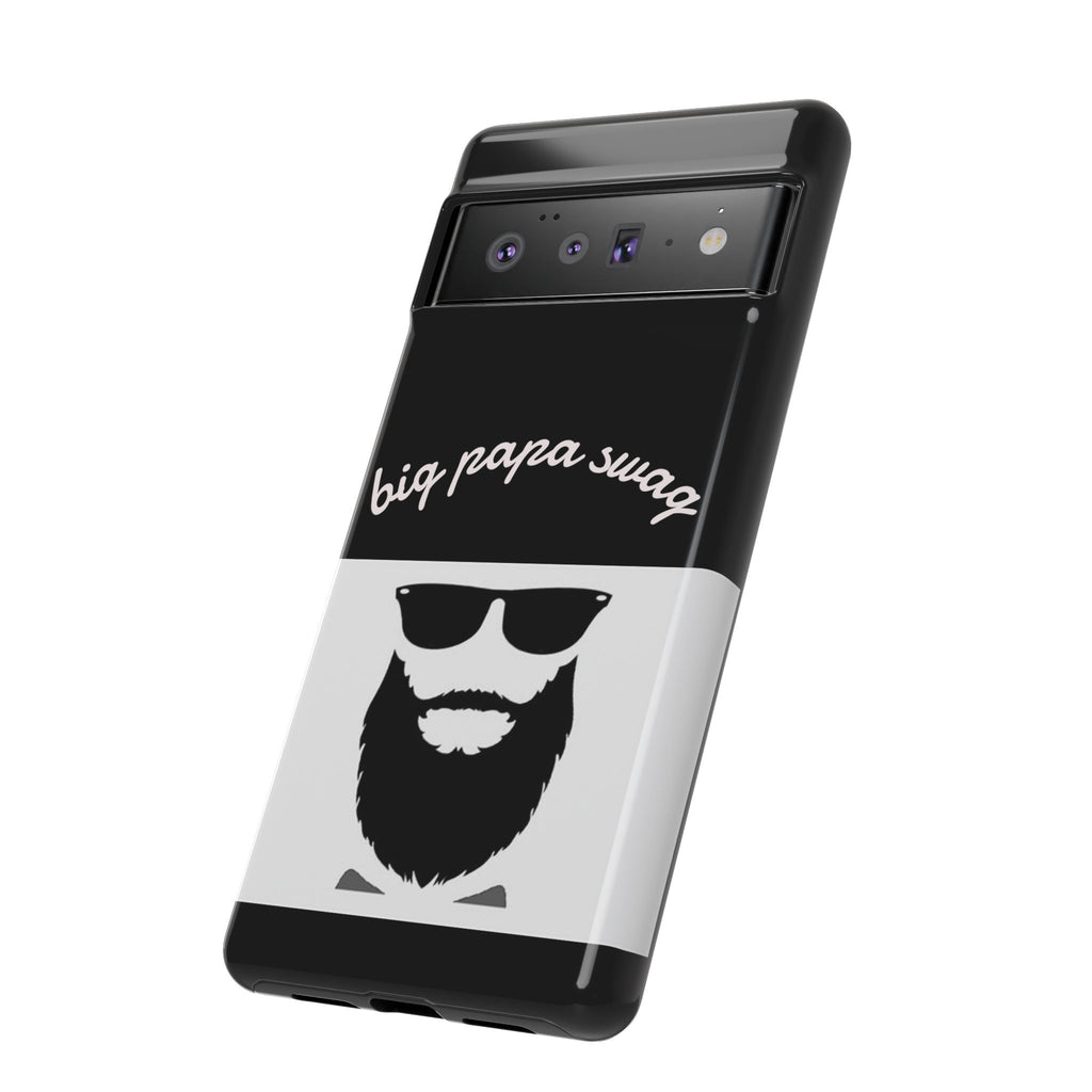Stylish Phone Case for Dads, Big Papa Swag Design, Gift for Father's Day, Birthday Present, Cool Accessory, Trendy Mobile Cover