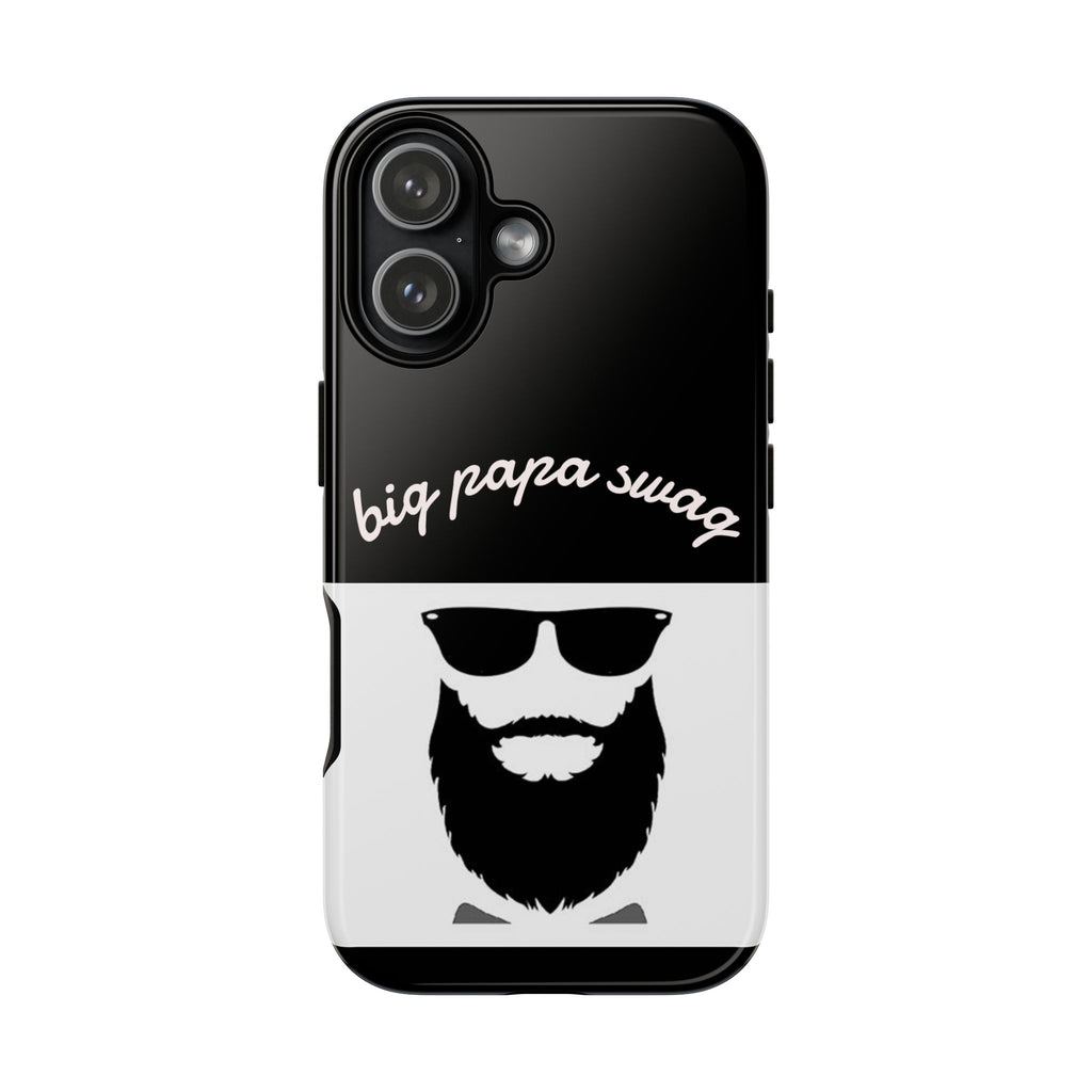 Stylish Phone Case for Dads, Big Papa Swag Design, Gift for Father's Day, Birthday Present, Cool Accessory, Trendy Mobile Cover