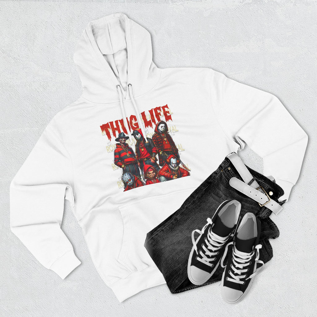 Thug Life Three-Panel Fleece Hoodie, Cozy Sweatshirt for Casual Wear, Gift for Friends, Unisex Hoodie for Everyday Comfort, Hoodie for [...]