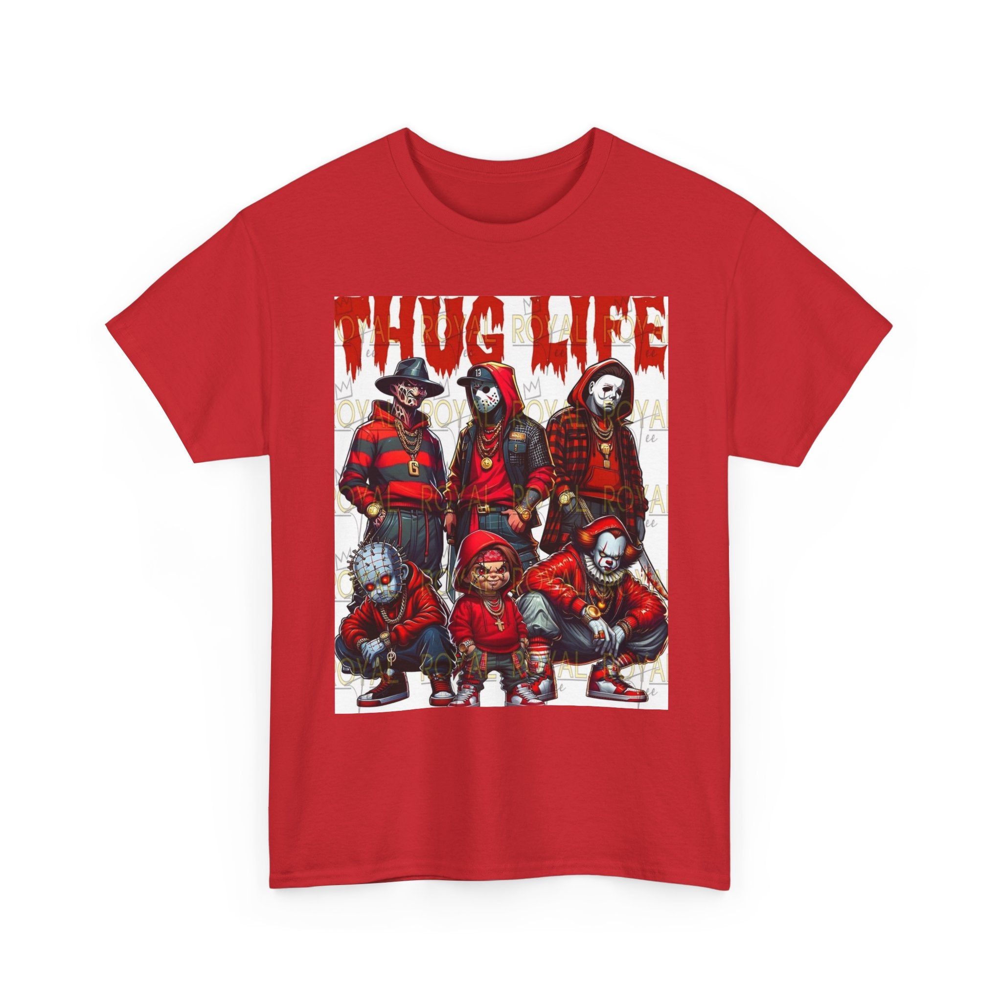 Thug Life Unisex Heavy Cotton Tee, Graphic Tee, Streetwear Style, Casual Wear, Gift for Friends, Trendy Apparel