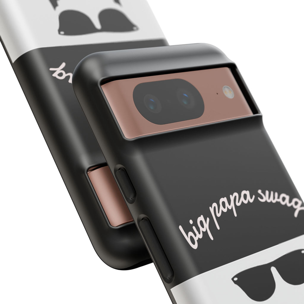 Stylish Phone Case for Dads, Big Papa Swag Design, Gift for Father's Day, Birthday Present, Cool Accessory, Trendy Mobile Cover