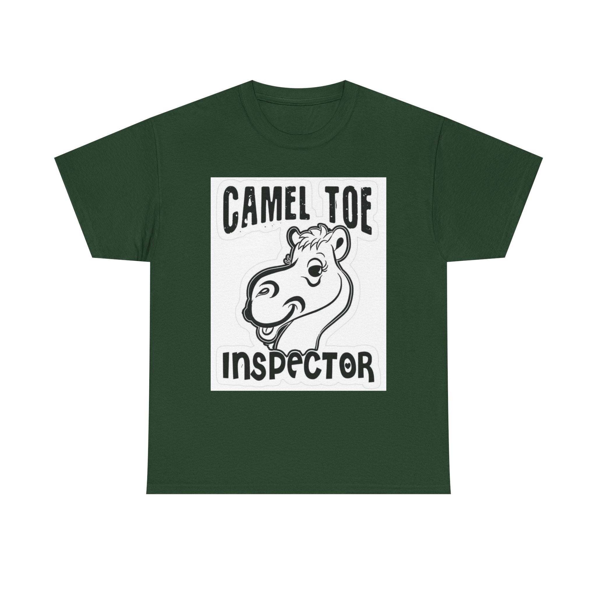 Funny Camel Toe Inspector Tee, Humorous T-Shirt for Parties, Gifts for Friends, Casual Wear, Novelty Gift Idea