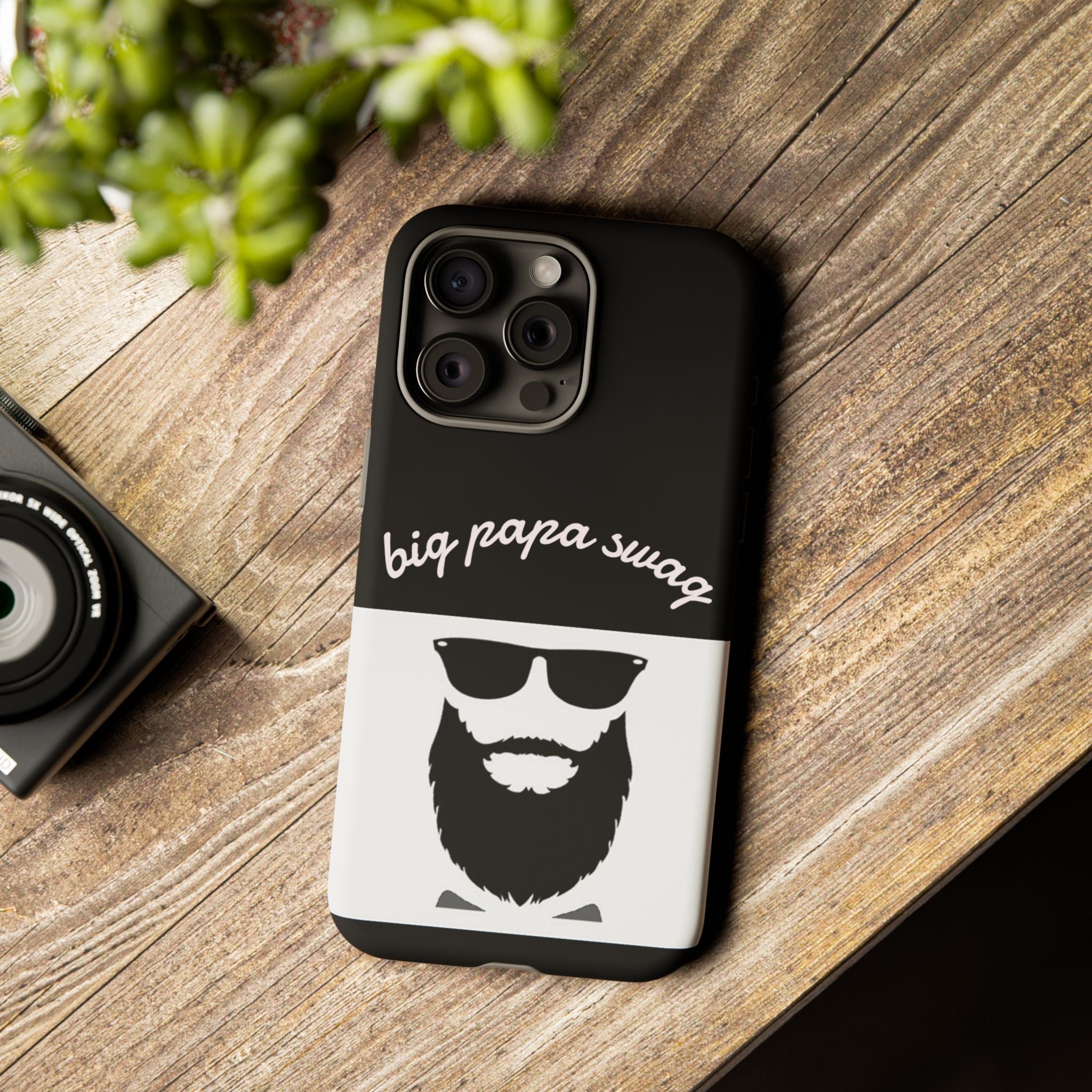 Stylish Phone Case for Dads, Big Papa Swag Design, Gift for Father's Day, Birthday Present, Cool Accessory, Trendy Mobile Cover