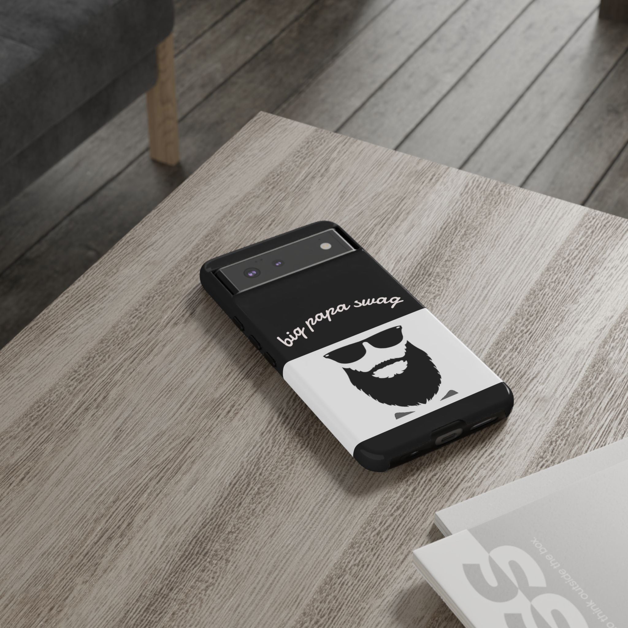 Stylish Phone Case for Dads, Big Papa Swag Design, Gift for Father's Day, Birthday Present, Cool Accessory, Trendy Mobile Cover