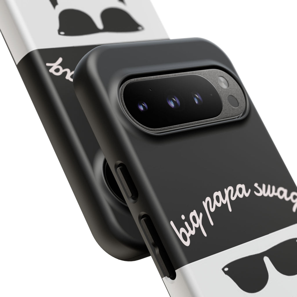 Stylish Phone Case for Dads, Big Papa Swag Design, Gift for Father's Day, Birthday Present, Cool Accessory, Trendy Mobile Cover