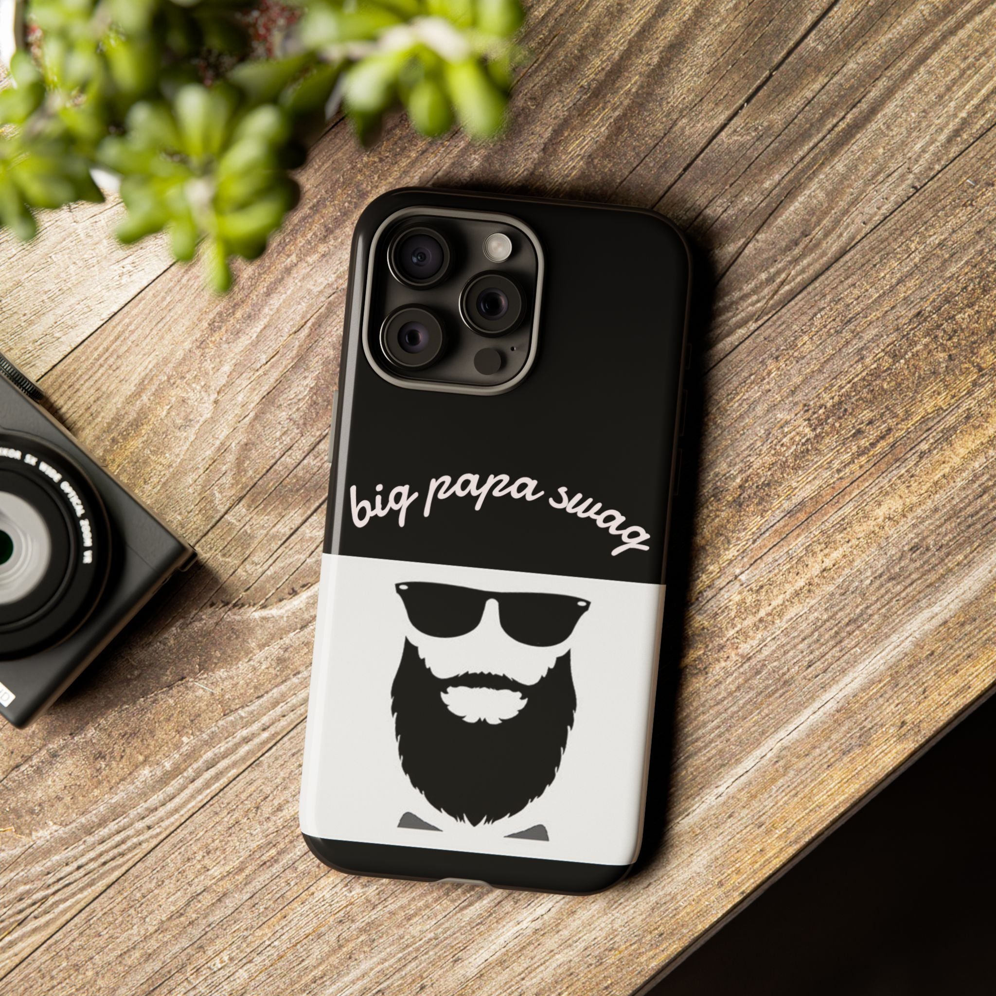 Stylish Phone Case for Dads, Big Papa Swag Design, Gift for Father's Day, Birthday Present, Cool Accessory, Trendy Mobile Cover