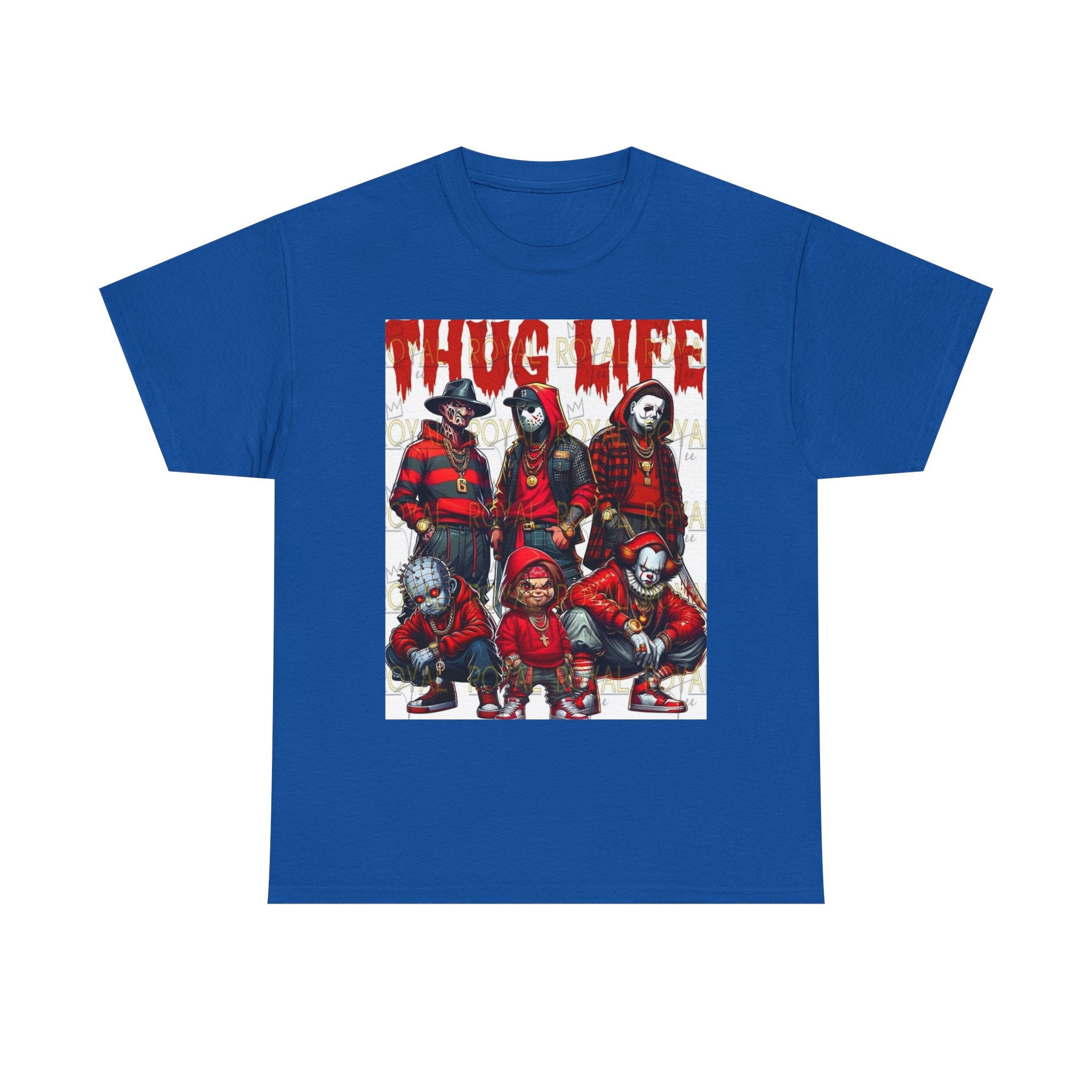 Thug Life Unisex Heavy Cotton Tee, Graphic Tee, Streetwear Style, Casual Wear, Gift for Friends, Trendy Apparel