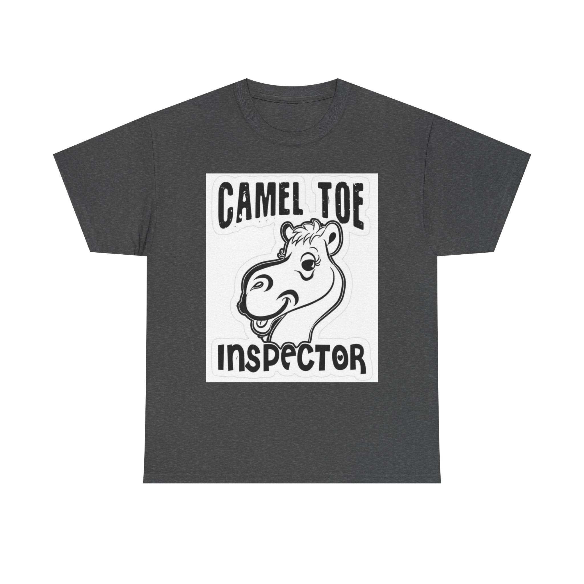 Funny Camel Toe Inspector Tee, Humorous T-Shirt for Parties, Gifts for Friends, Casual Wear, Novelty Gift Idea