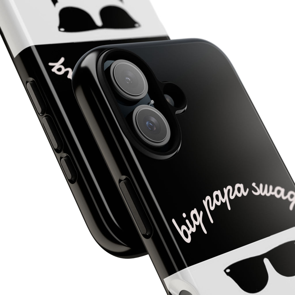 Stylish Phone Case for Dads, Big Papa Swag Design, Gift for Father's Day, Birthday Present, Cool Accessory, Trendy Mobile Cover