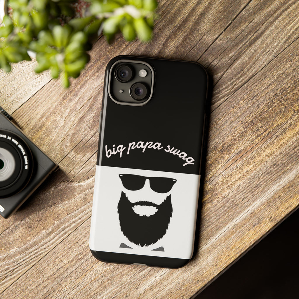 Stylish Phone Case for Dads, Big Papa Swag Design, Gift for Father's Day, Birthday Present, Cool Accessory, Trendy Mobile Cover