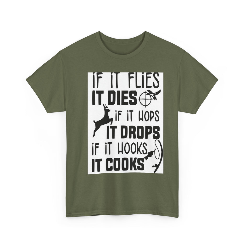 Hunting Quotes Tee, Funny Outdoor Shirt, Unisex Cotton T-Shirt, Gift for Hunters, Casual Wear for Nature Lovers
