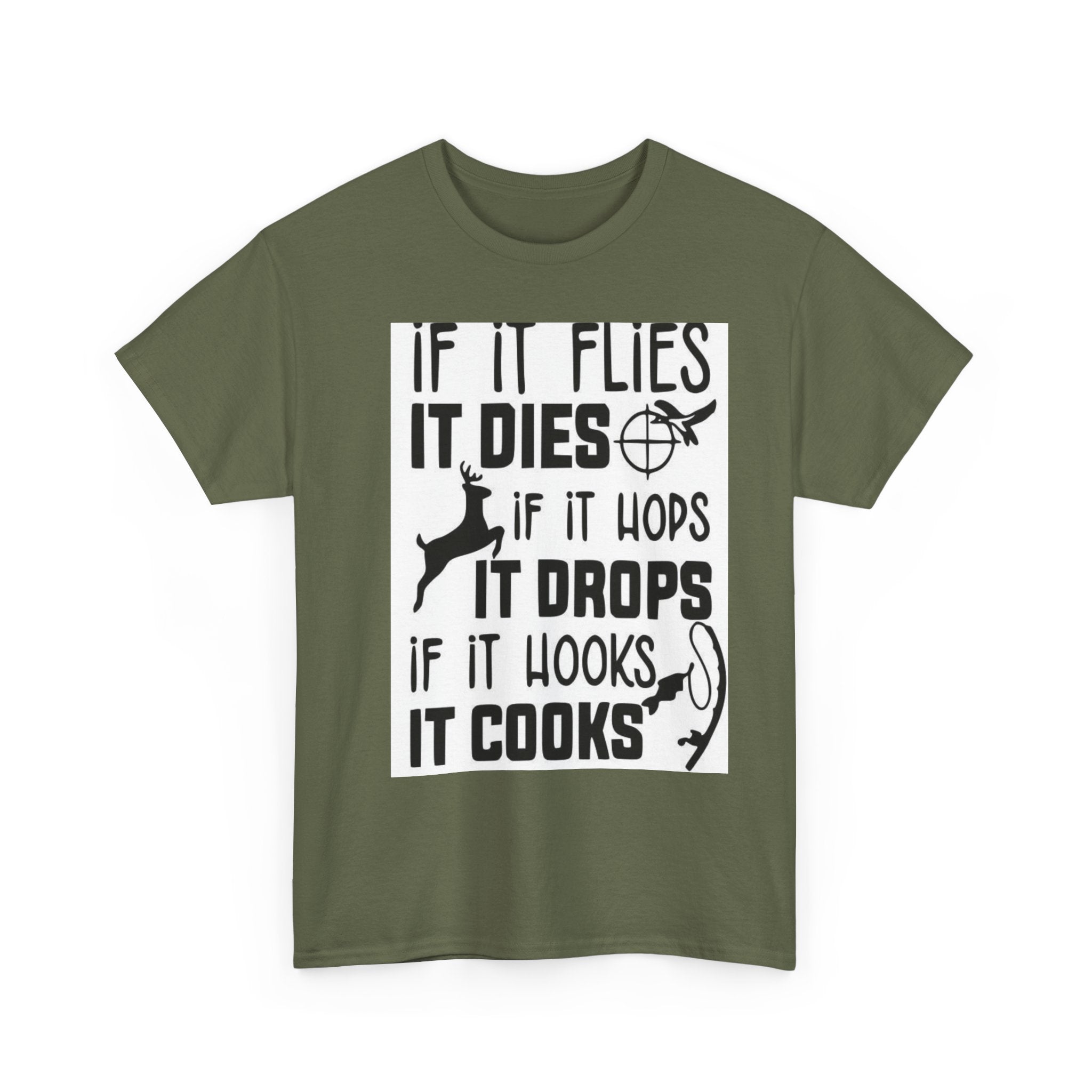 Hunting Quotes Tee, Funny Outdoor Shirt, Unisex Cotton T-Shirt, Gift for Hunters, Casual Wear for Nature Lovers