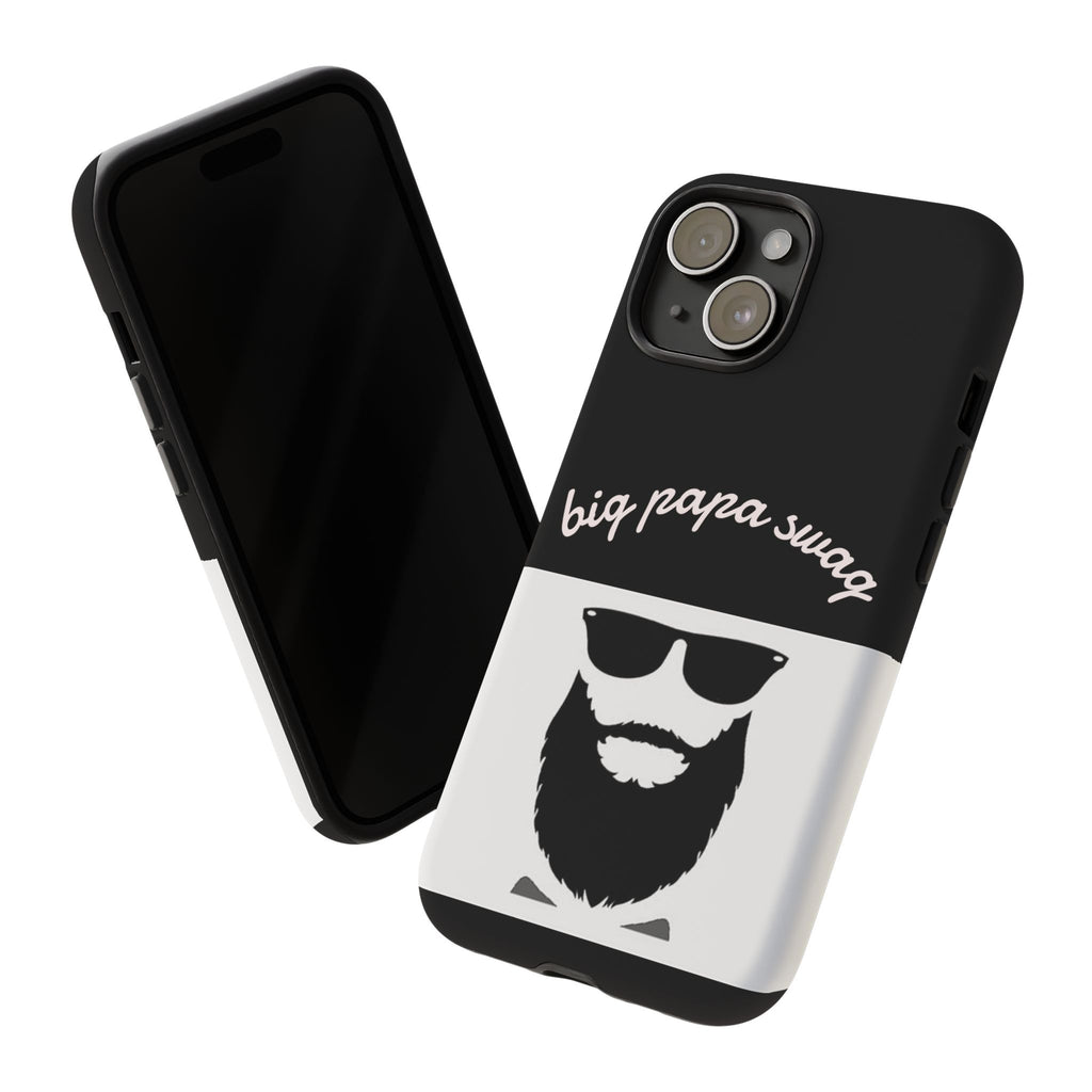 Stylish Phone Case for Dads, Big Papa Swag Design, Gift for Father's Day, Birthday Present, Cool Accessory, Trendy Mobile Cover