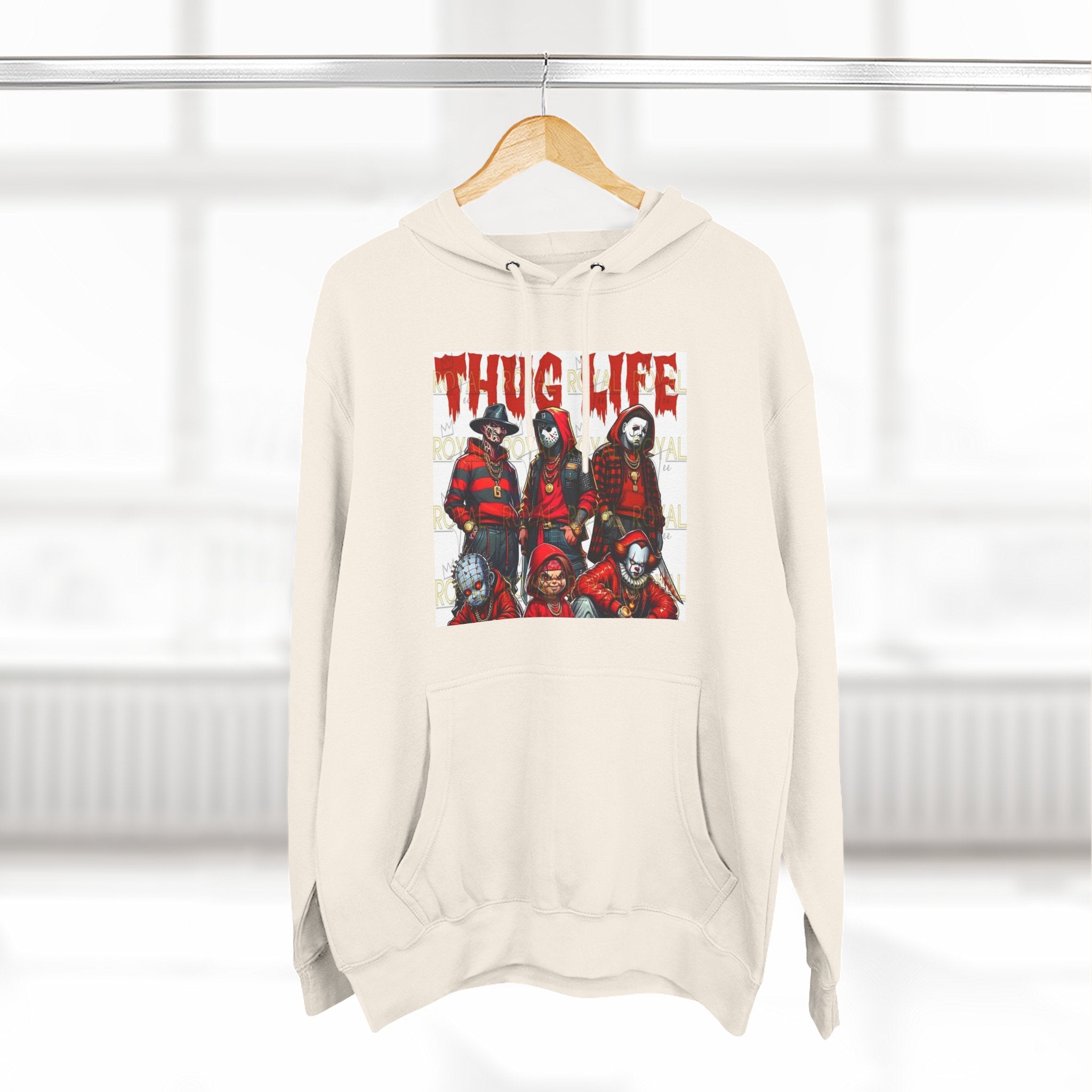 Thug Life Three-Panel Fleece Hoodie, Cozy Sweatshirt for Casual Wear, Gift for Friends, Unisex Hoodie for Everyday Comfort, Hoodie for [...]