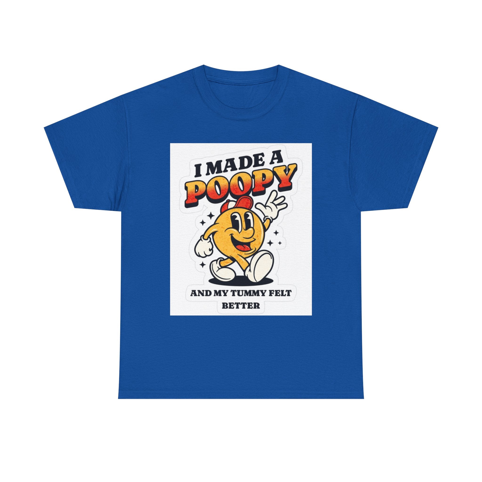 Funny Kids Unisex Cotton Tee - "I Made a Poopy" - Gift for Toddlers, Birthday, Humor, Parenting, Family Fun