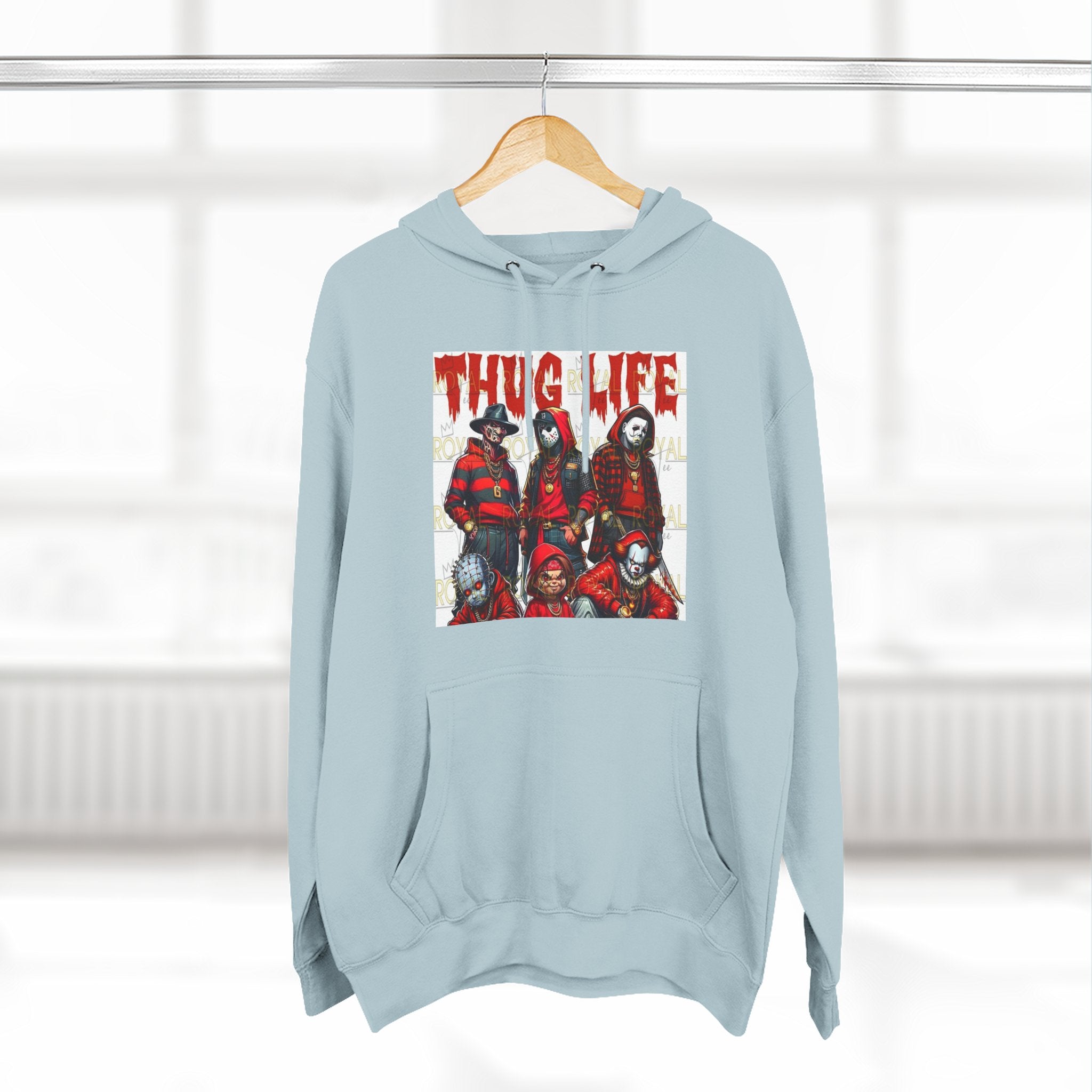 Thug Life Three-Panel Fleece Hoodie, Cozy Sweatshirt for Casual Wear, Gift for Friends, Unisex Hoodie for Everyday Comfort, Hoodie for [...]