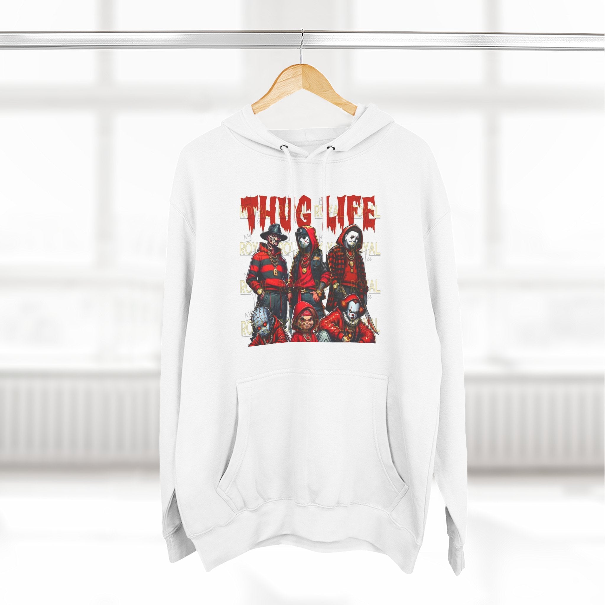 Thug Life Three-Panel Fleece Hoodie, Cozy Sweatshirt for Casual Wear, Gift for Friends, Unisex Hoodie for Everyday Comfort, Hoodie for [...]
