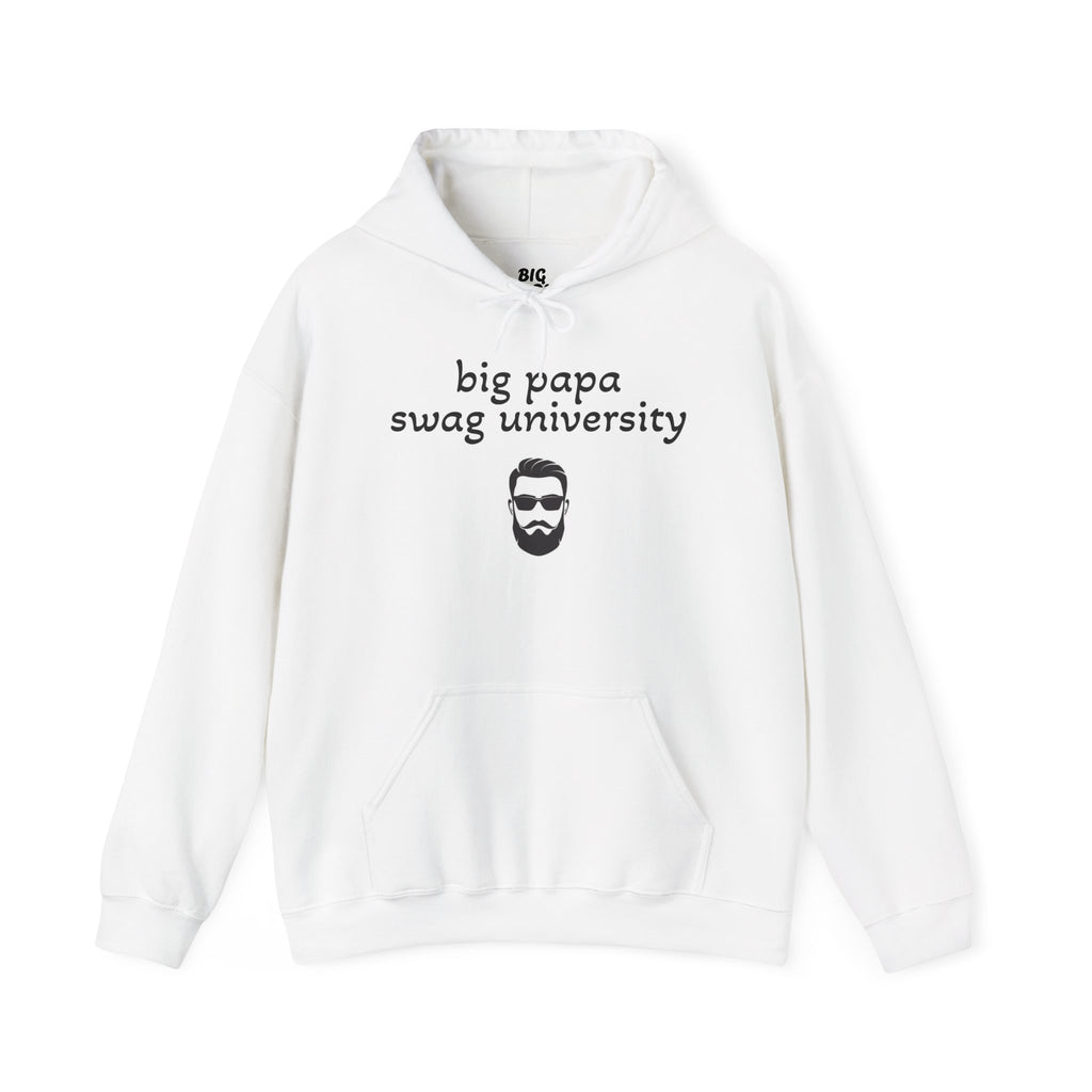 Big Papa Swag University Hoodie - Funny Father's Day Gift, Cool Dad Sweatshirt, Unisex Pullover, Casual Wear, Gift for Men