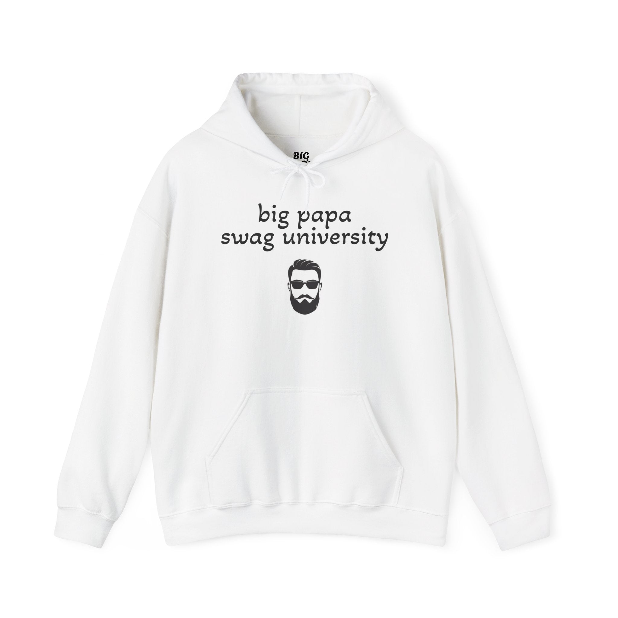 Big Papa Swag University Hoodie - Funny Father's Day Gift, Cool Dad Sweatshirt, Unisex Pullover, Casual Wear, Gift for Men
