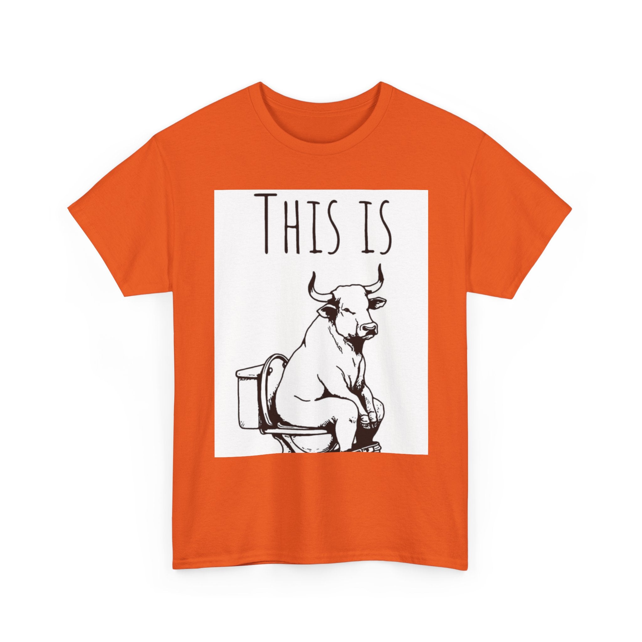 Funny Cow Humor Tee, Unisex Cotton Shirt, Gift for Animal Lovers, Farm Humor Apparel, Casual Tee for All Occasions