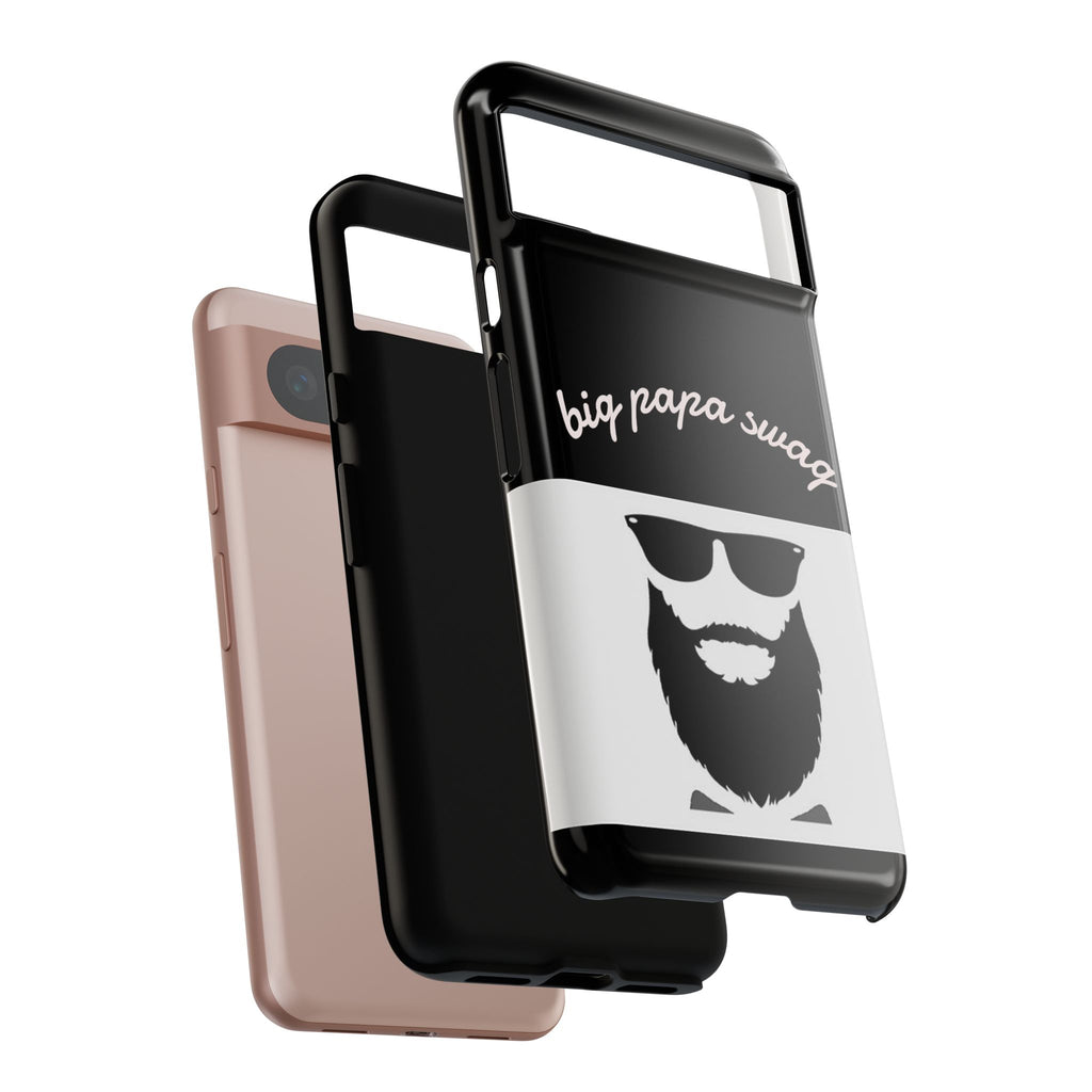 Stylish Phone Case for Dads, Big Papa Swag Design, Gift for Father's Day, Birthday Present, Cool Accessory, Trendy Mobile Cover